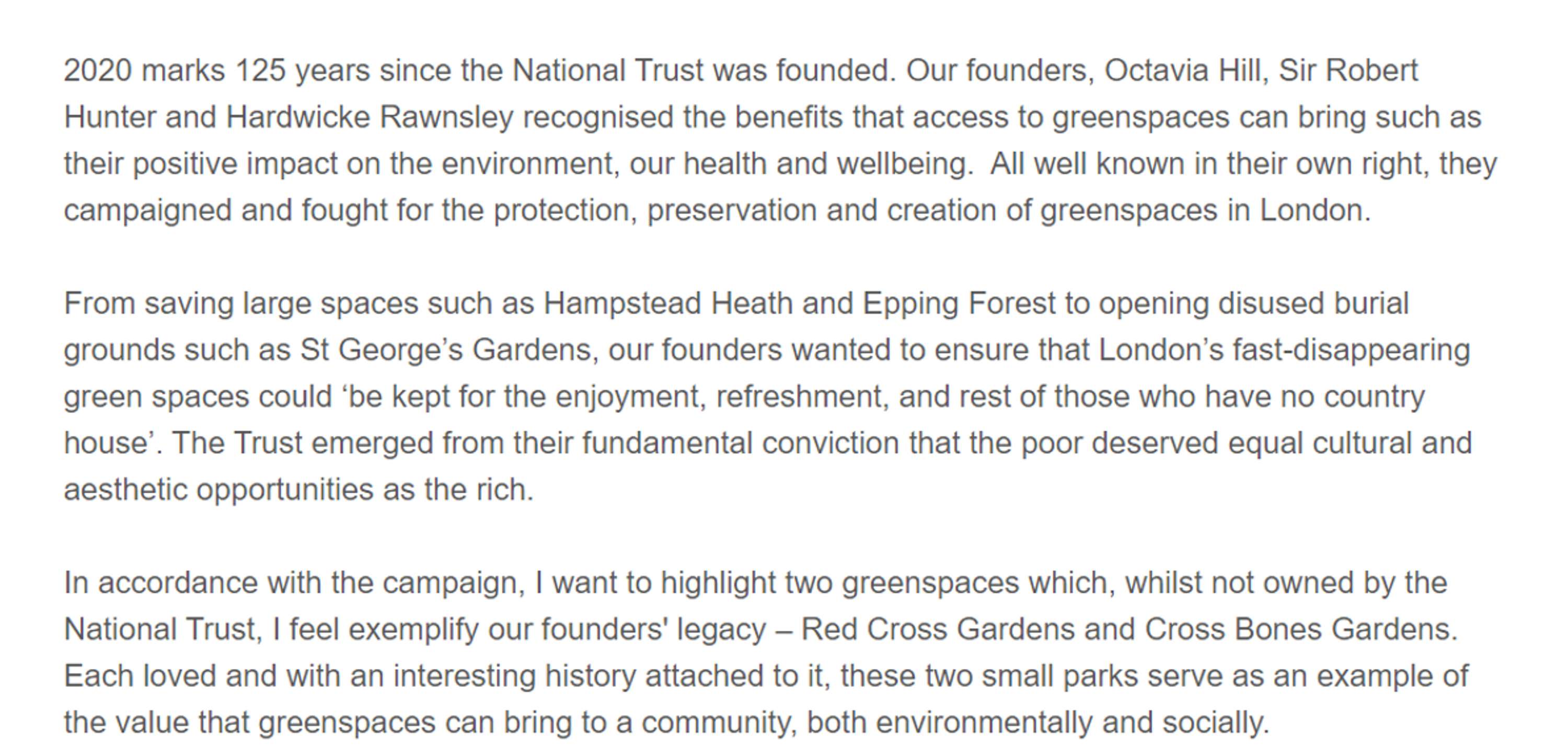 Exploring the value of London's greenspaces: Red Cross Gardens and Crossbones Garden of Remembrance by Edinam Edem-Jordjie
