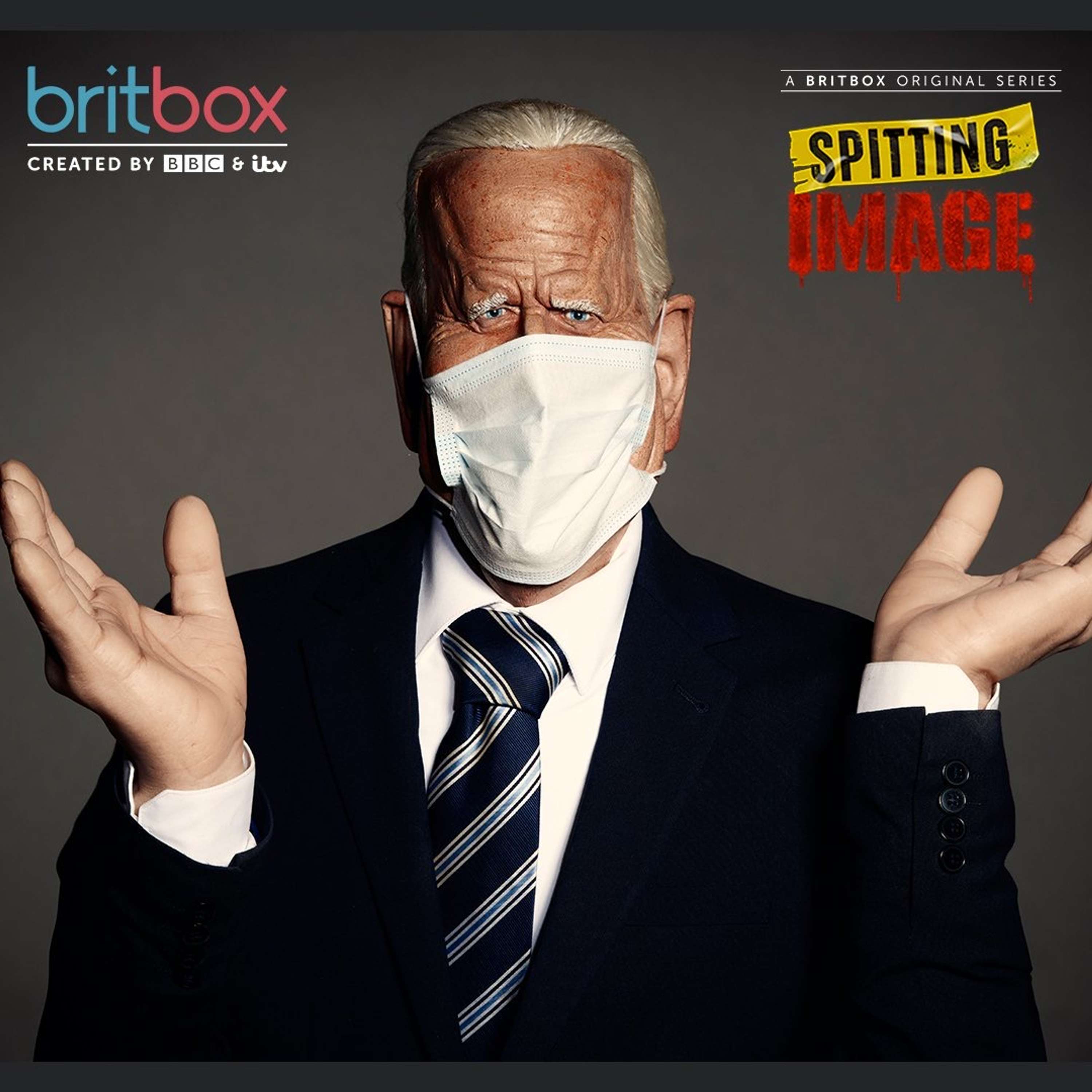 Spitting Image Key Artwork by Mark Harrison