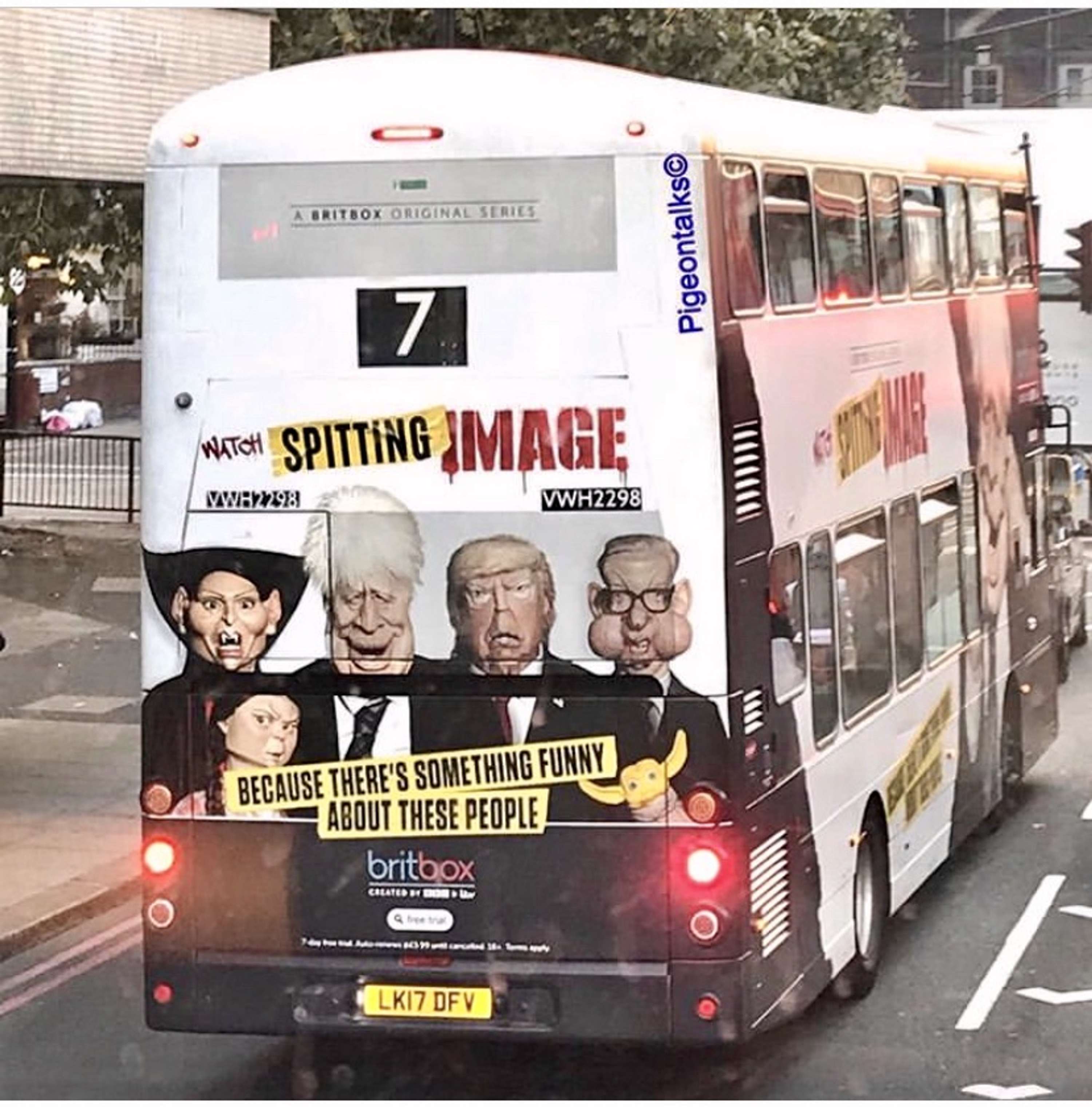Spitting Image Key Artwork by Mark Harrison