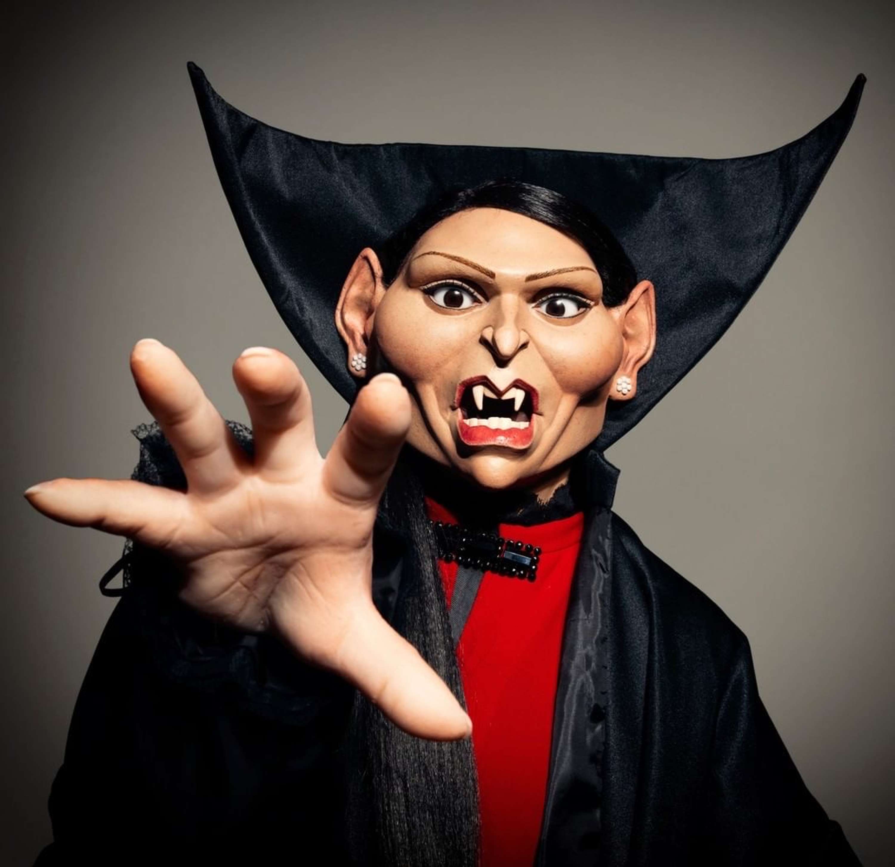 Spitting Image Key Artwork by Mark Harrison