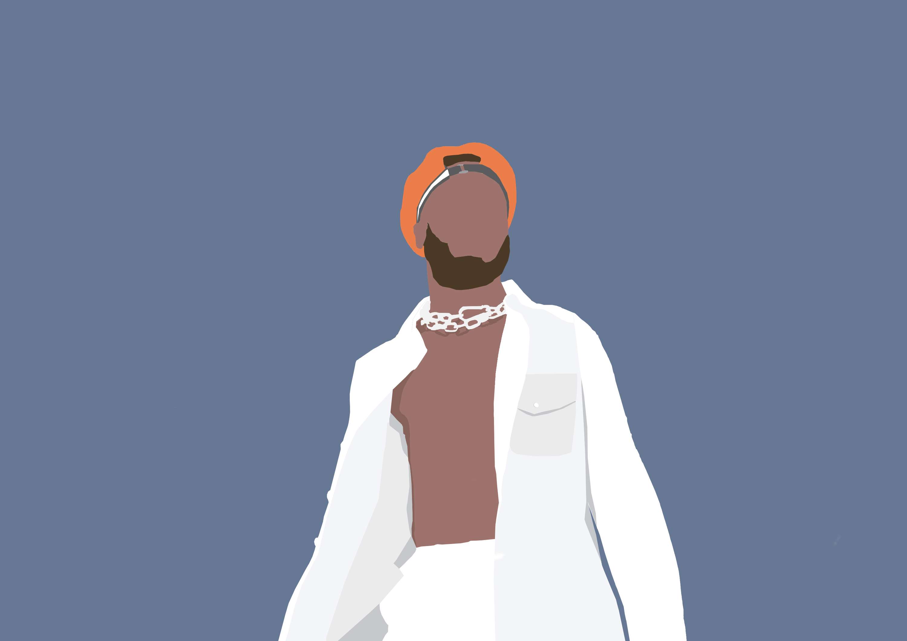 Colour Block Portraits by Chloe Sumption
