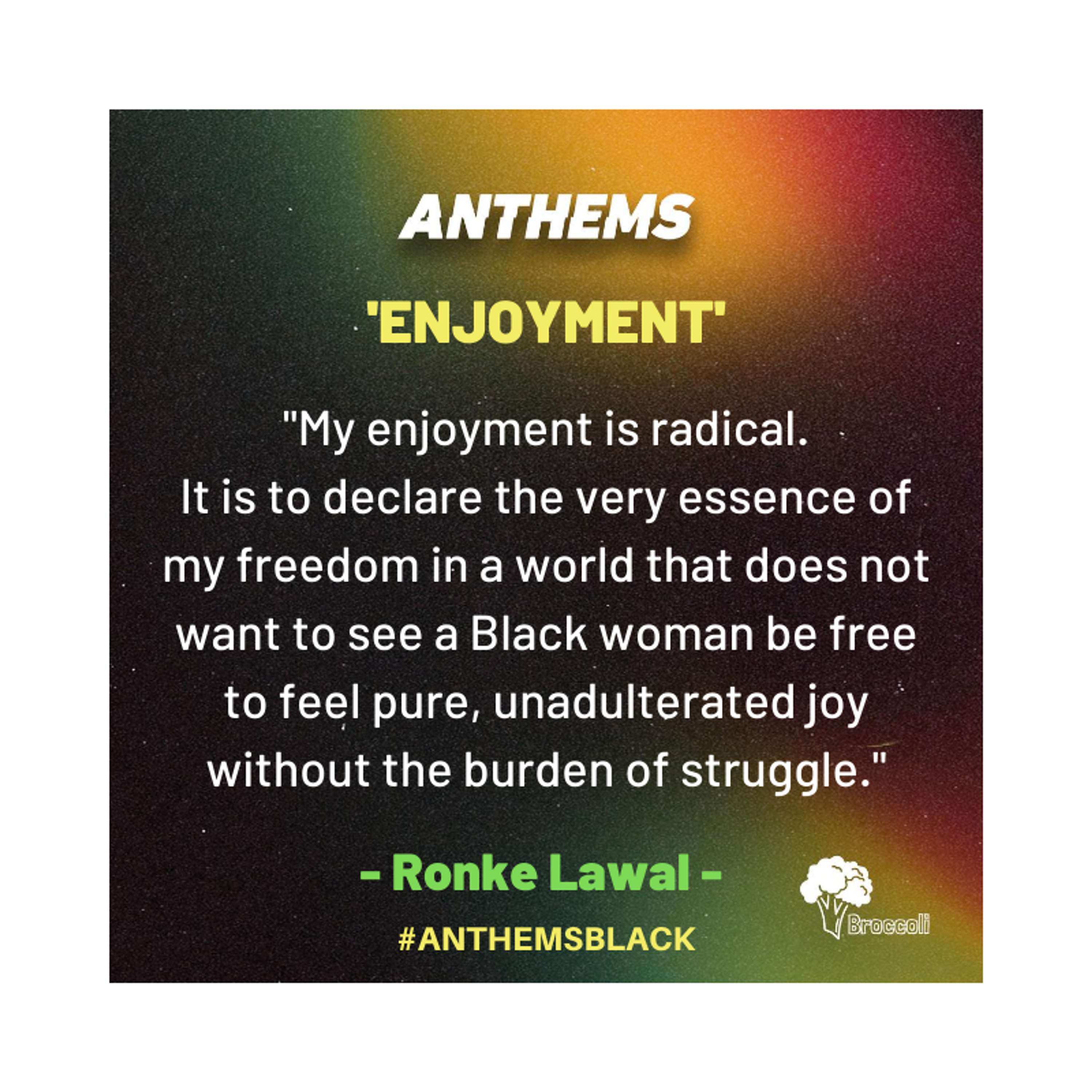 Enjoyment by Ronke Lawal