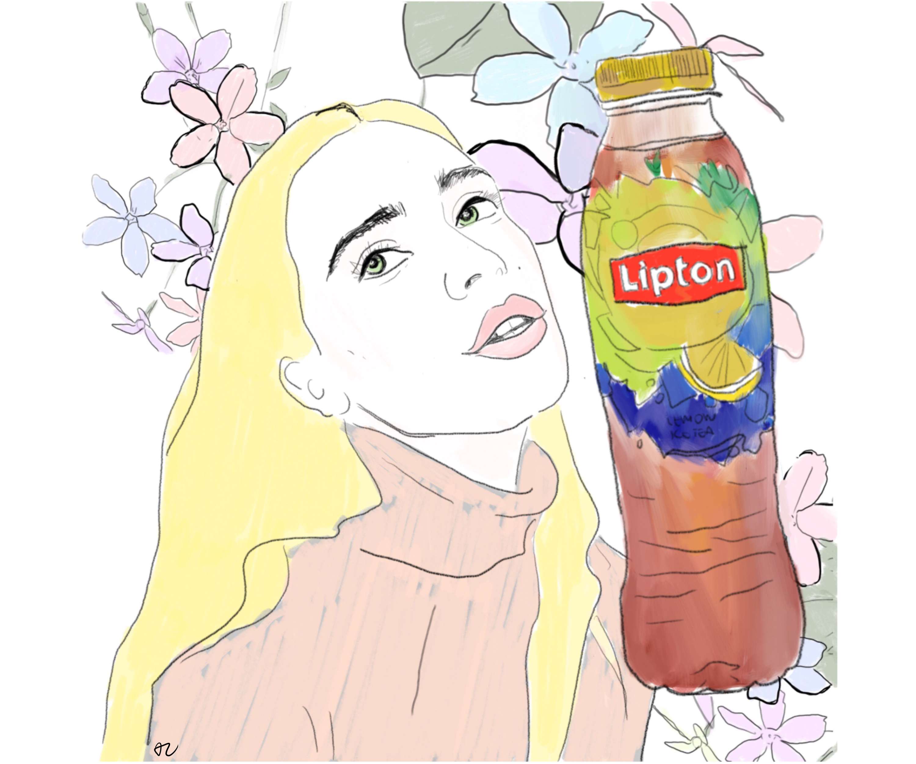 Lipton: Visualising the summer by Akvile Les