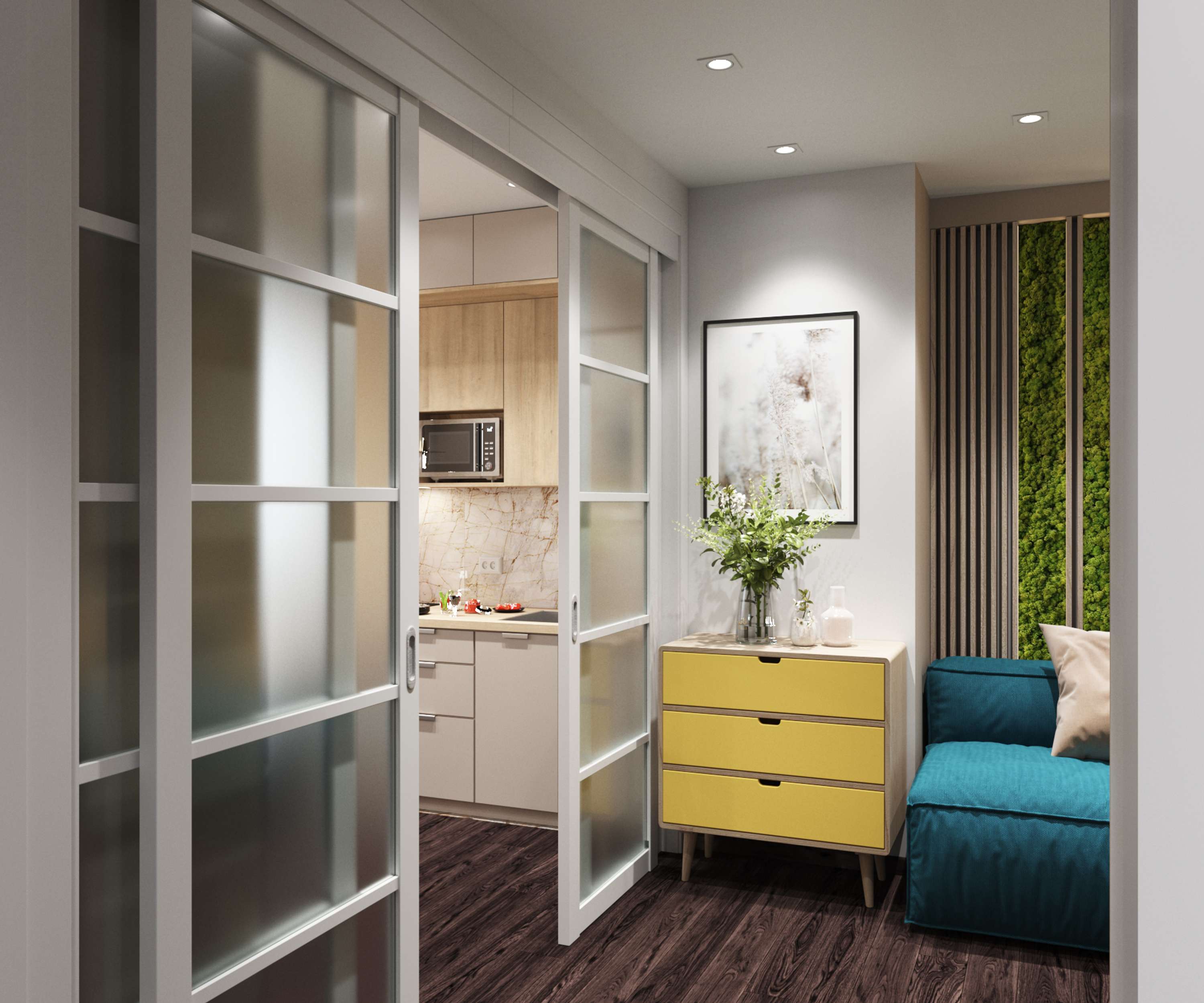 Colorful apartment by Hargli Design