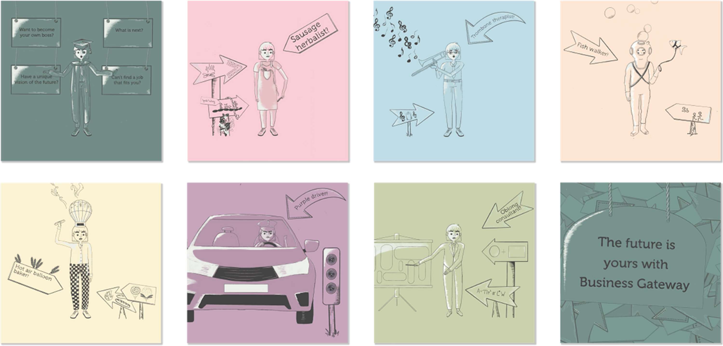 Business Gateway animation by Amy Gough