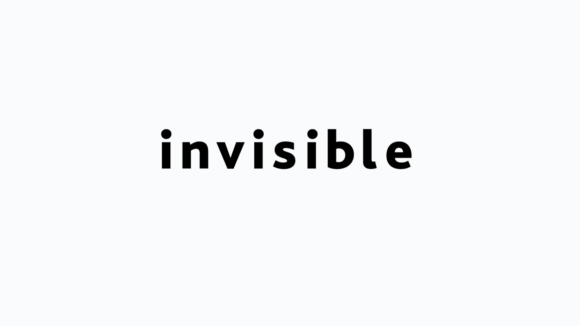 Invisible by Elena Ruiz Ballestero