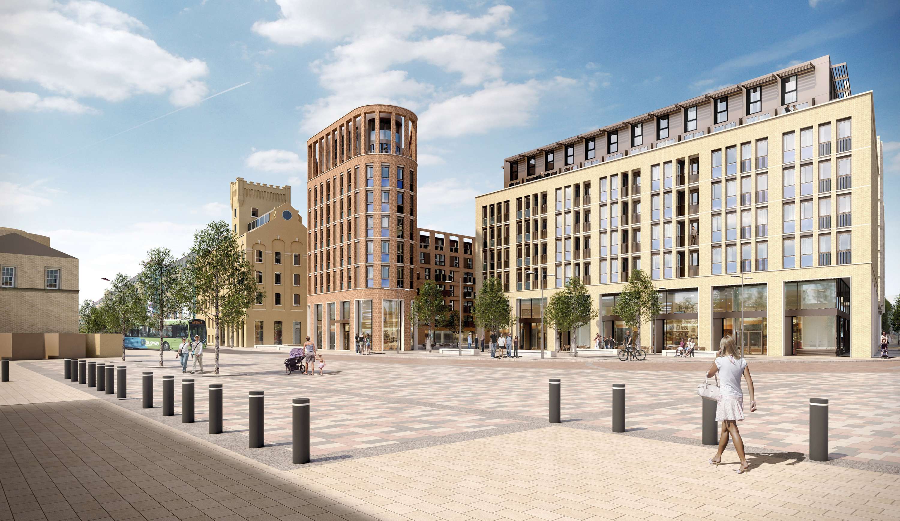 A global identity for an exciting new development in the heart of Cambridge. by Guy Farrow