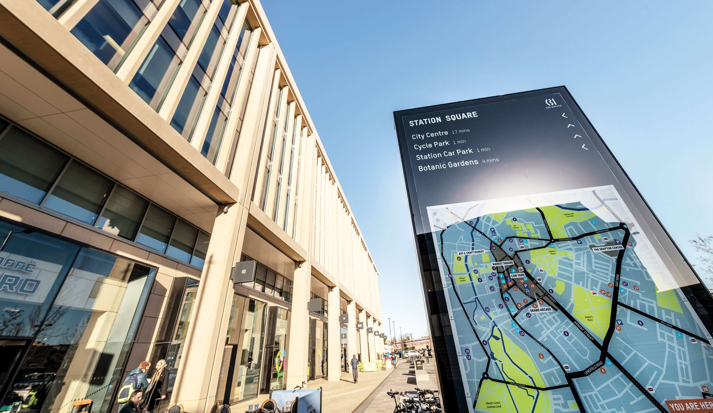 A global identity for an exciting new development in the heart of Cambridge. by Guy Farrow
