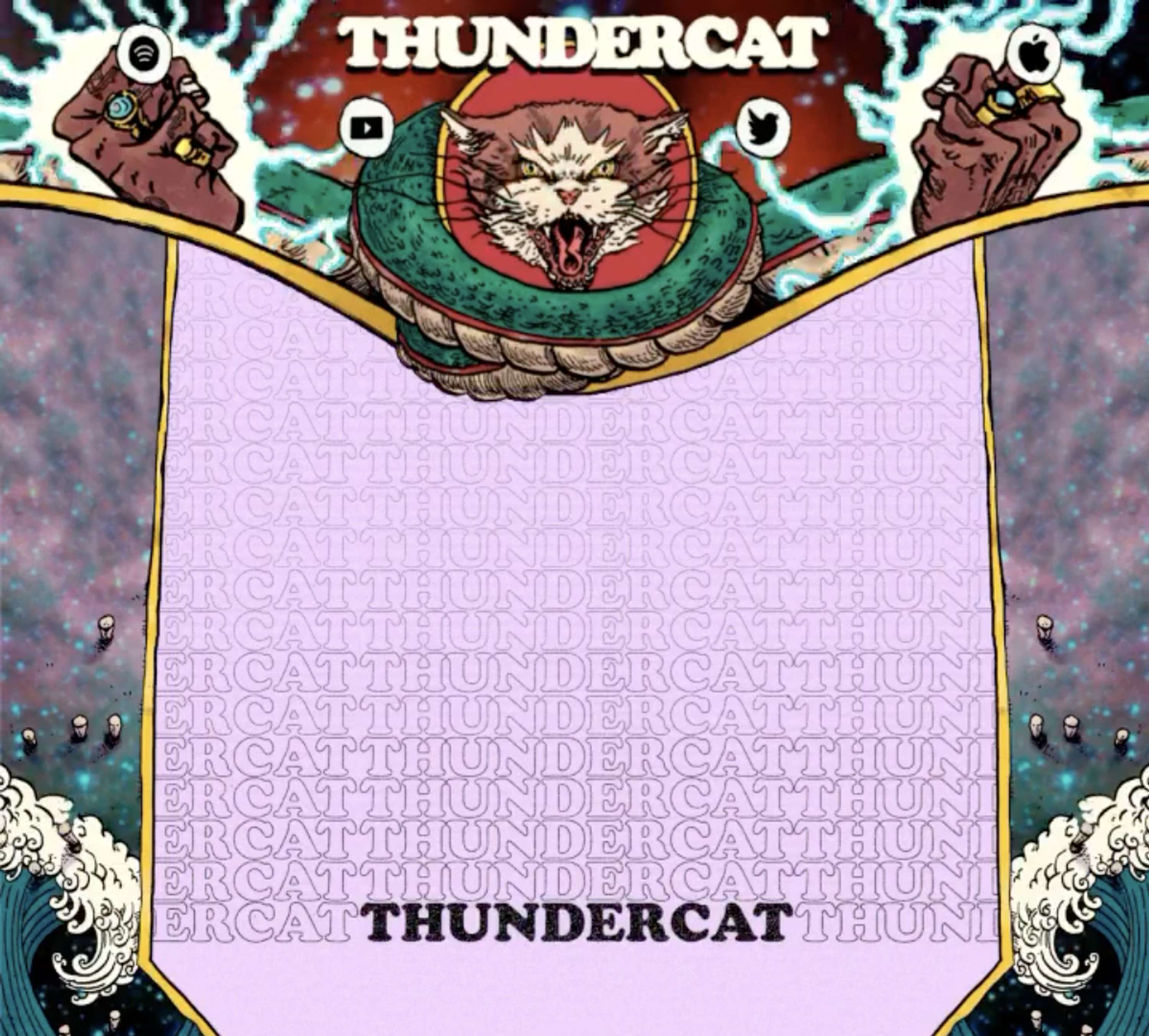 Thundercat - website. by Amy Elizabeth Gittins