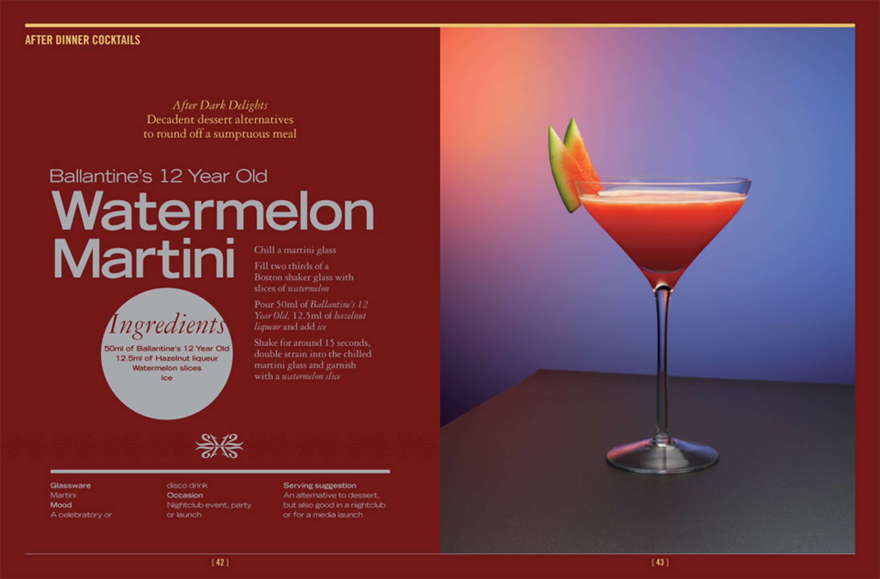Ballantines Cocktail Book by Craig Brooks