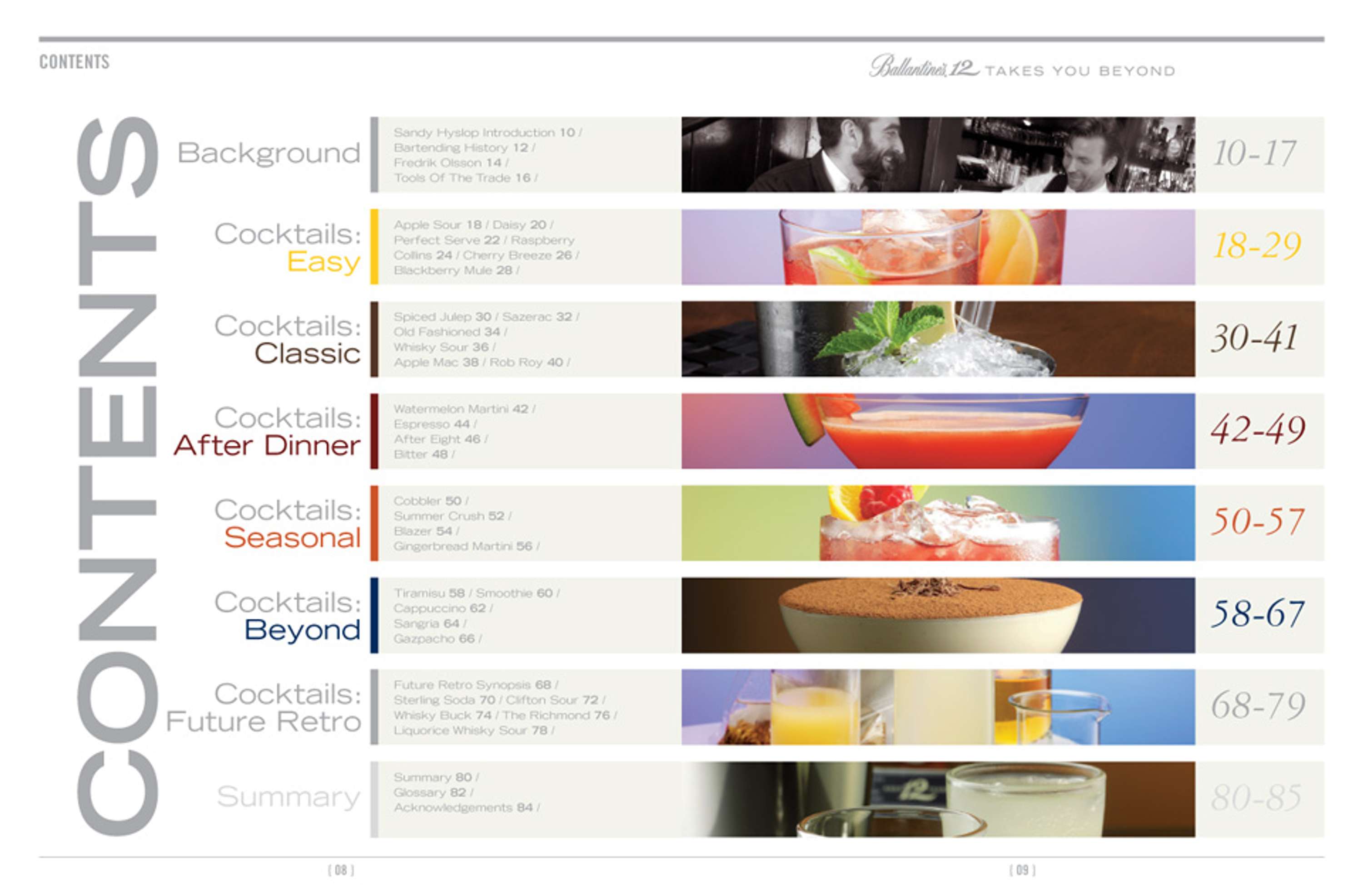 Ballantines Cocktail Book by Craig Brooks
