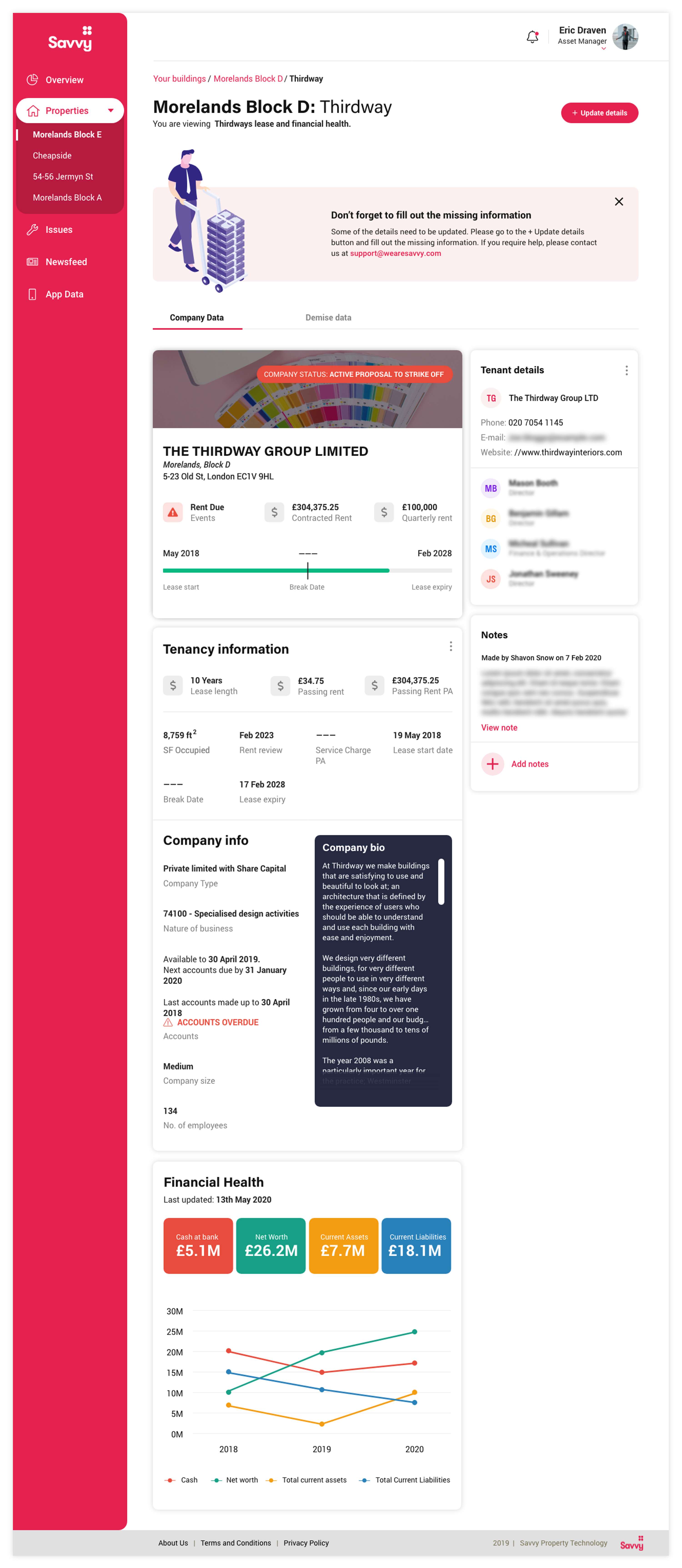 Savvy Webapp by JC Cowell