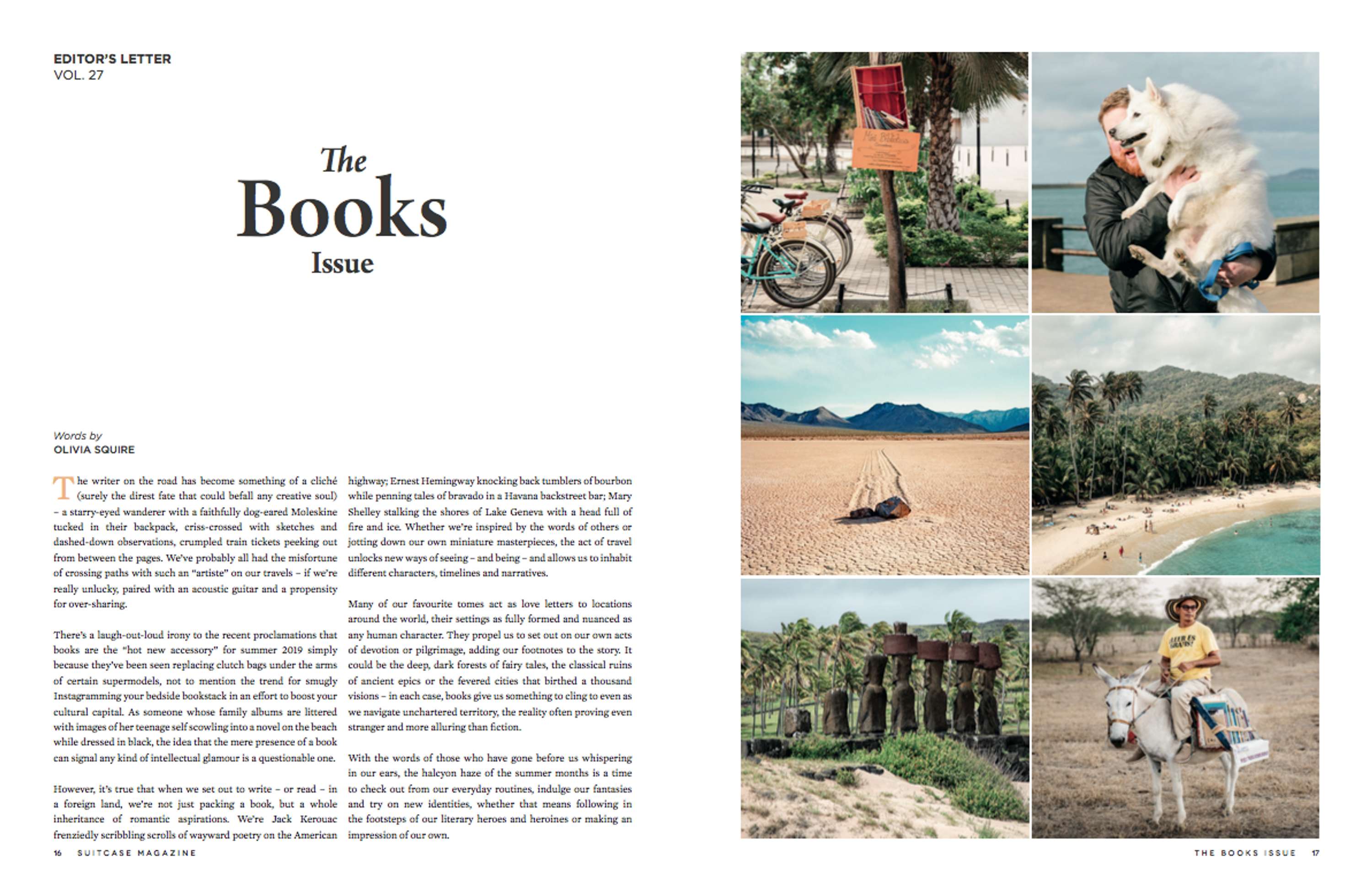 Editing // SUITCASE Vol. 27, The Books Issue by Olivia Squire