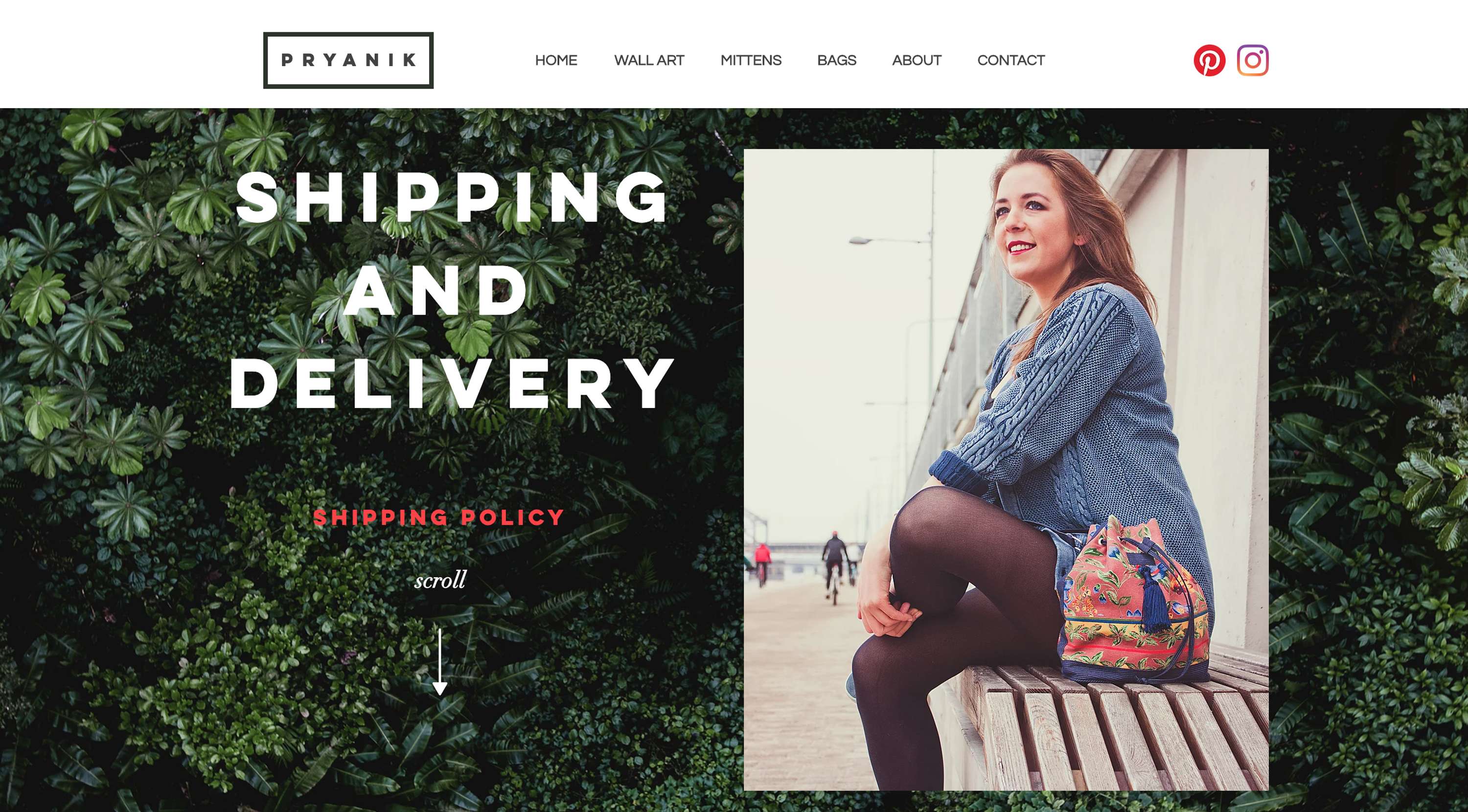 E-commerce website Pryanik.store development by Catherine Kass
