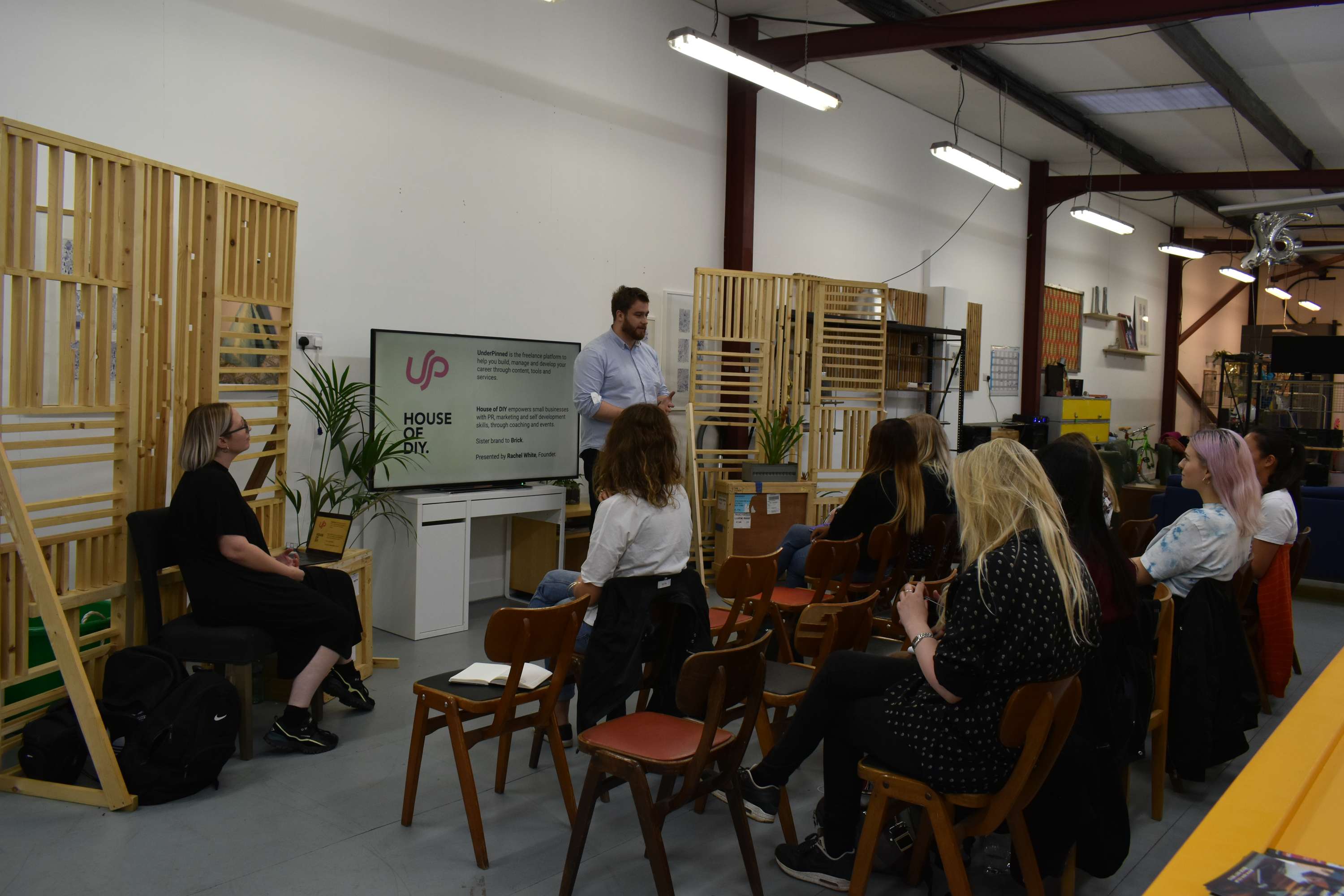 DIY PR workshop at Underpinned by Rachel White