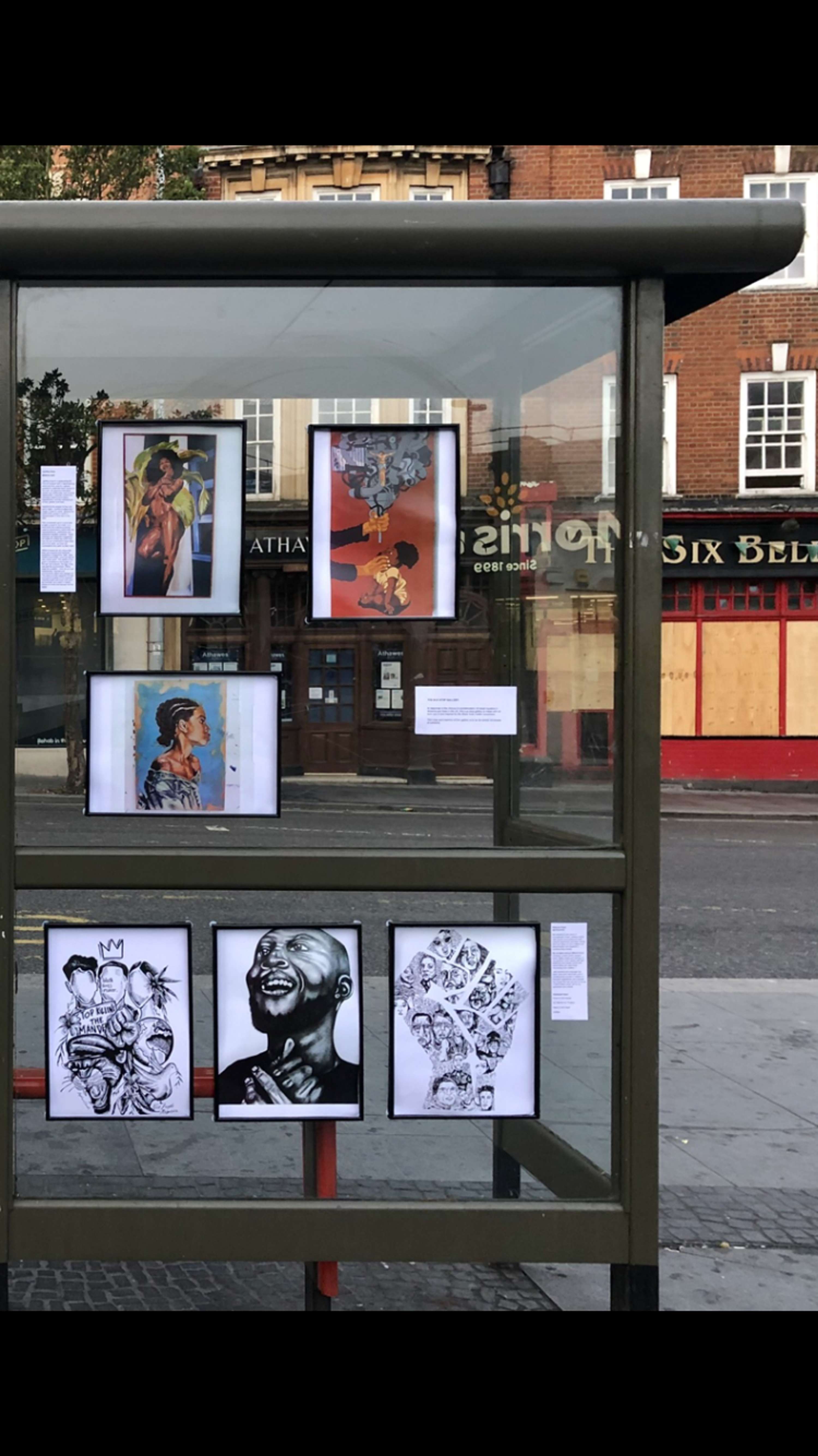 Bus Stop Gallery by Kourtney Paul