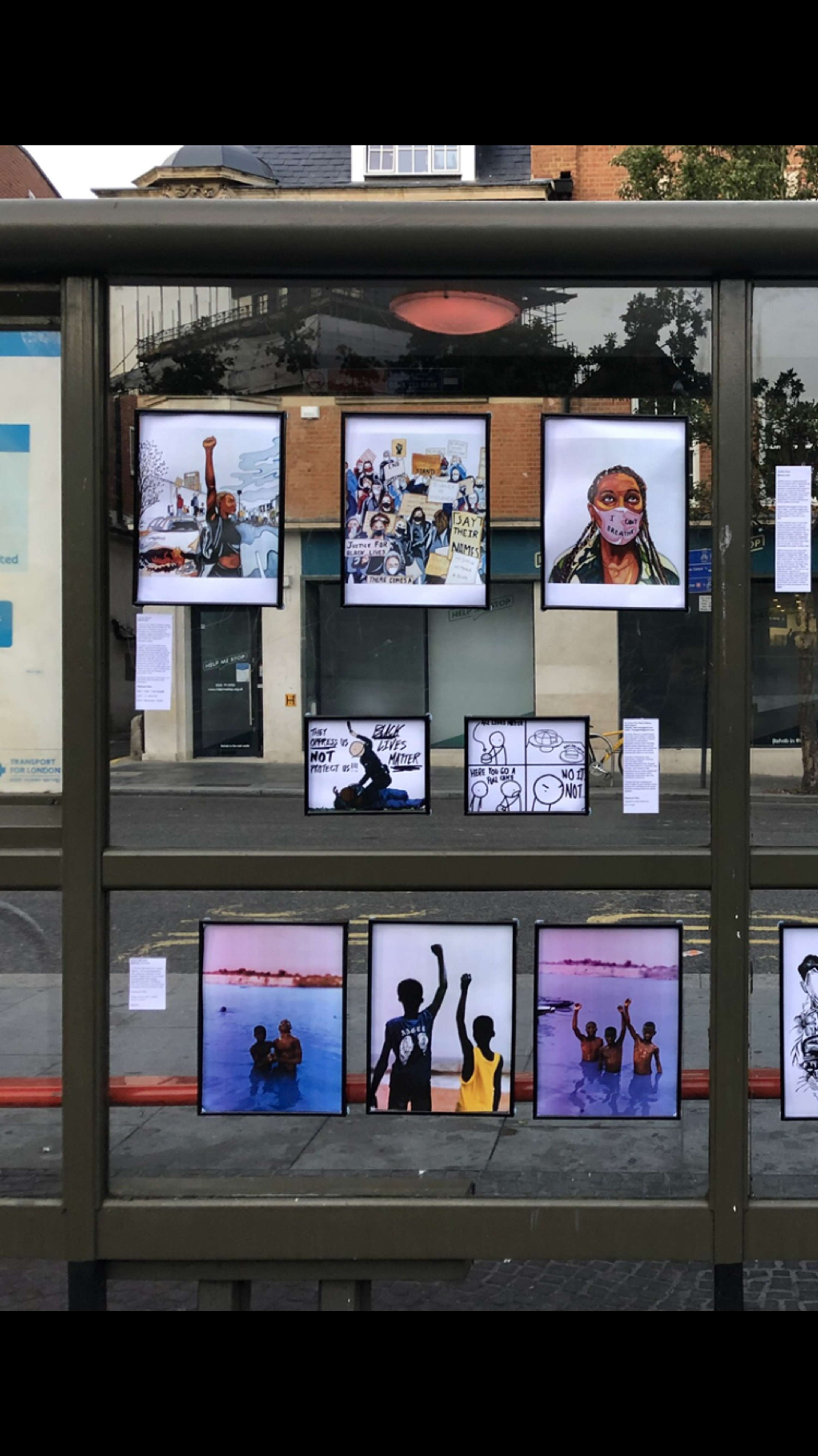 Bus Stop Gallery by Kourtney Paul