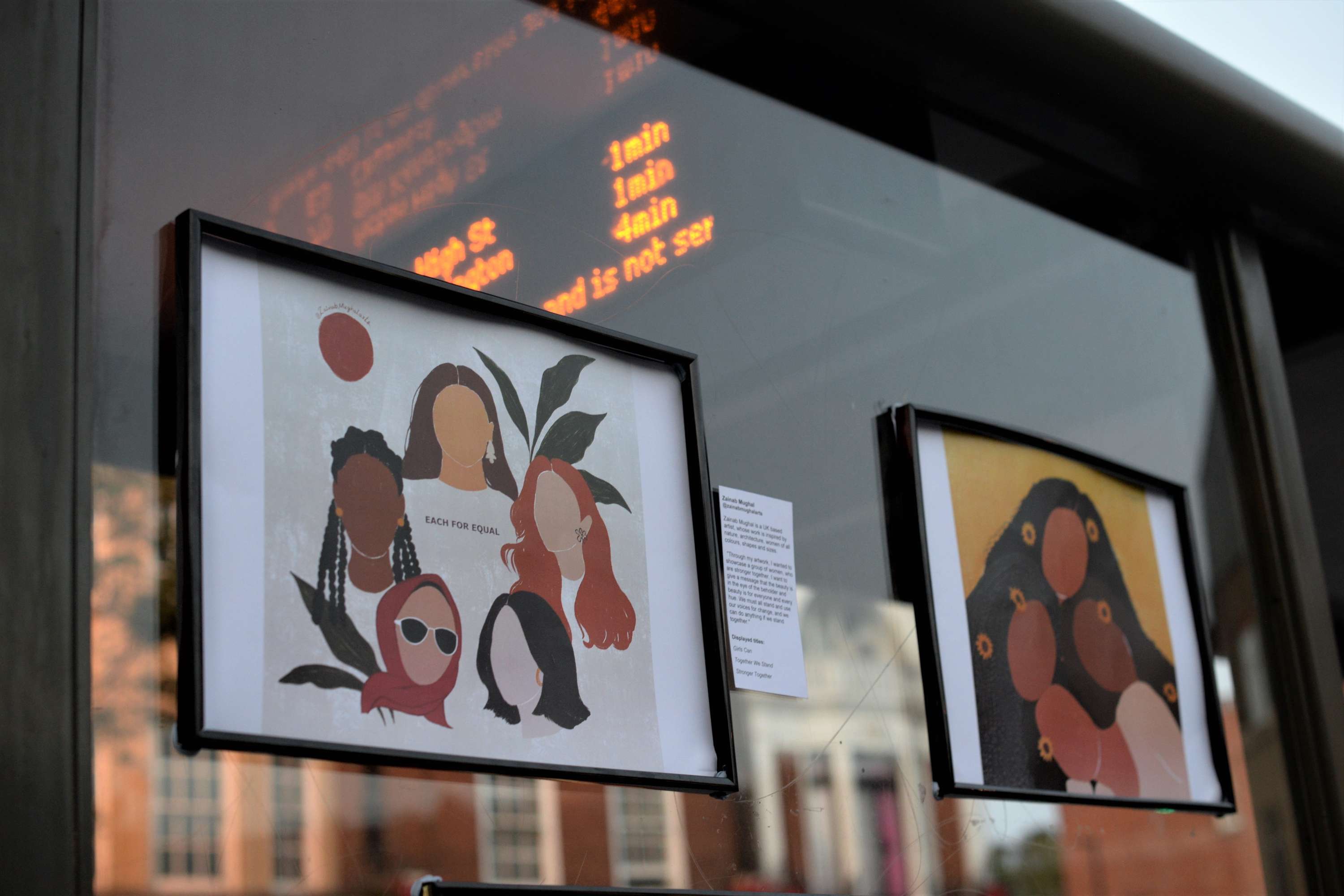 Bus Stop Gallery by Kourtney Paul
