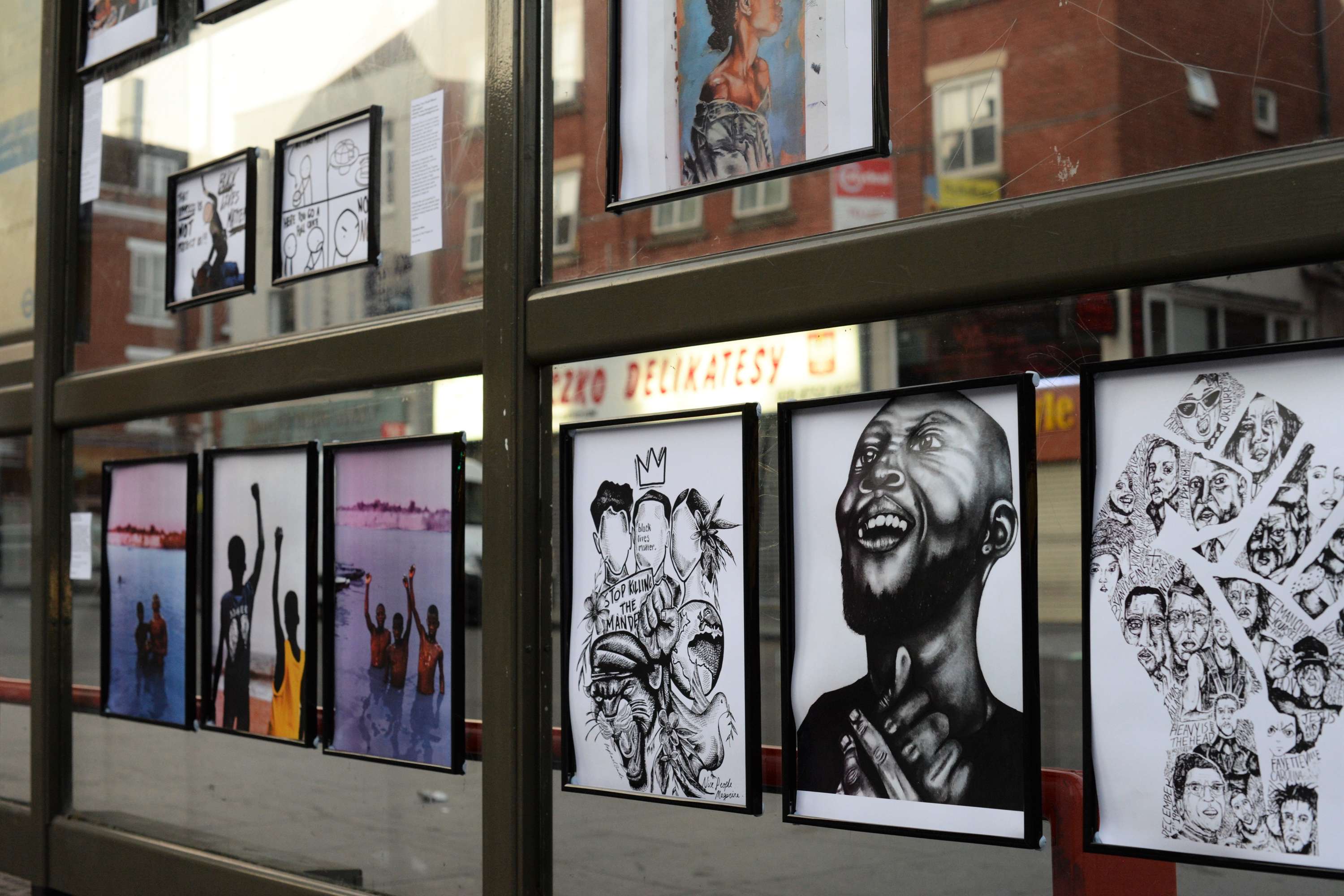 Bus Stop Gallery by Kourtney Paul