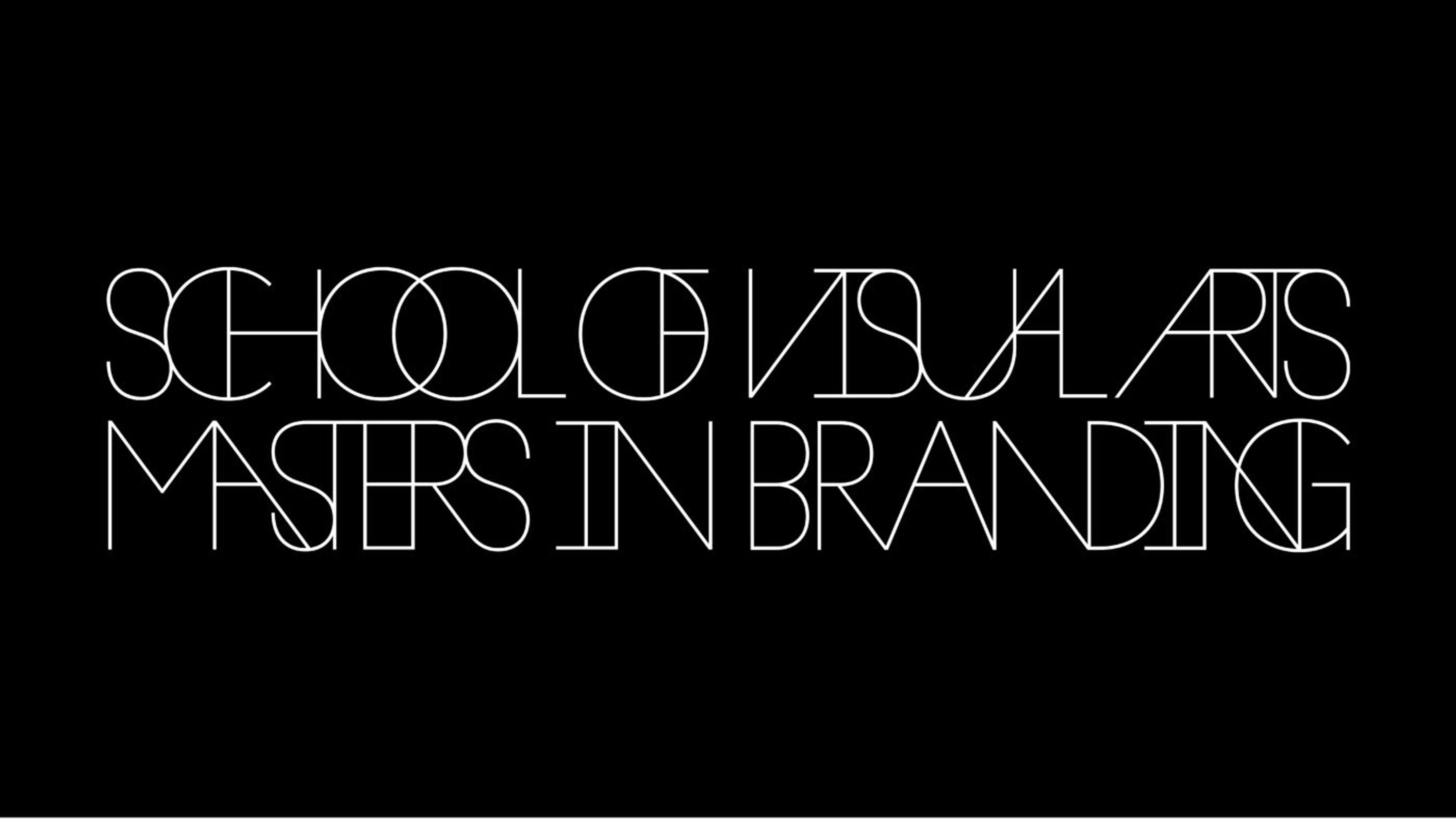SVA Masters in Branding by Jones Knowles Ritchie