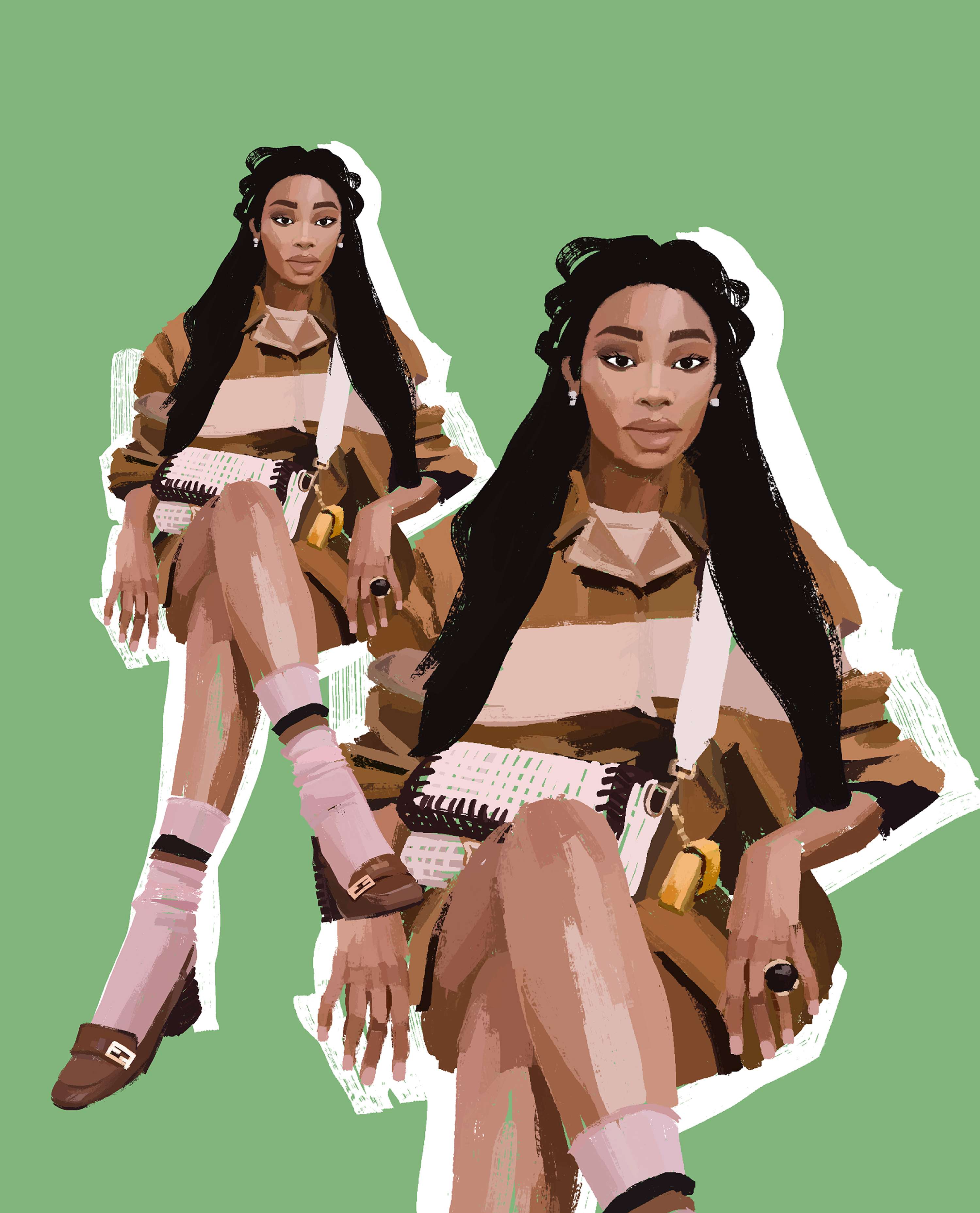 F is for Fendi by Ksenia Geller