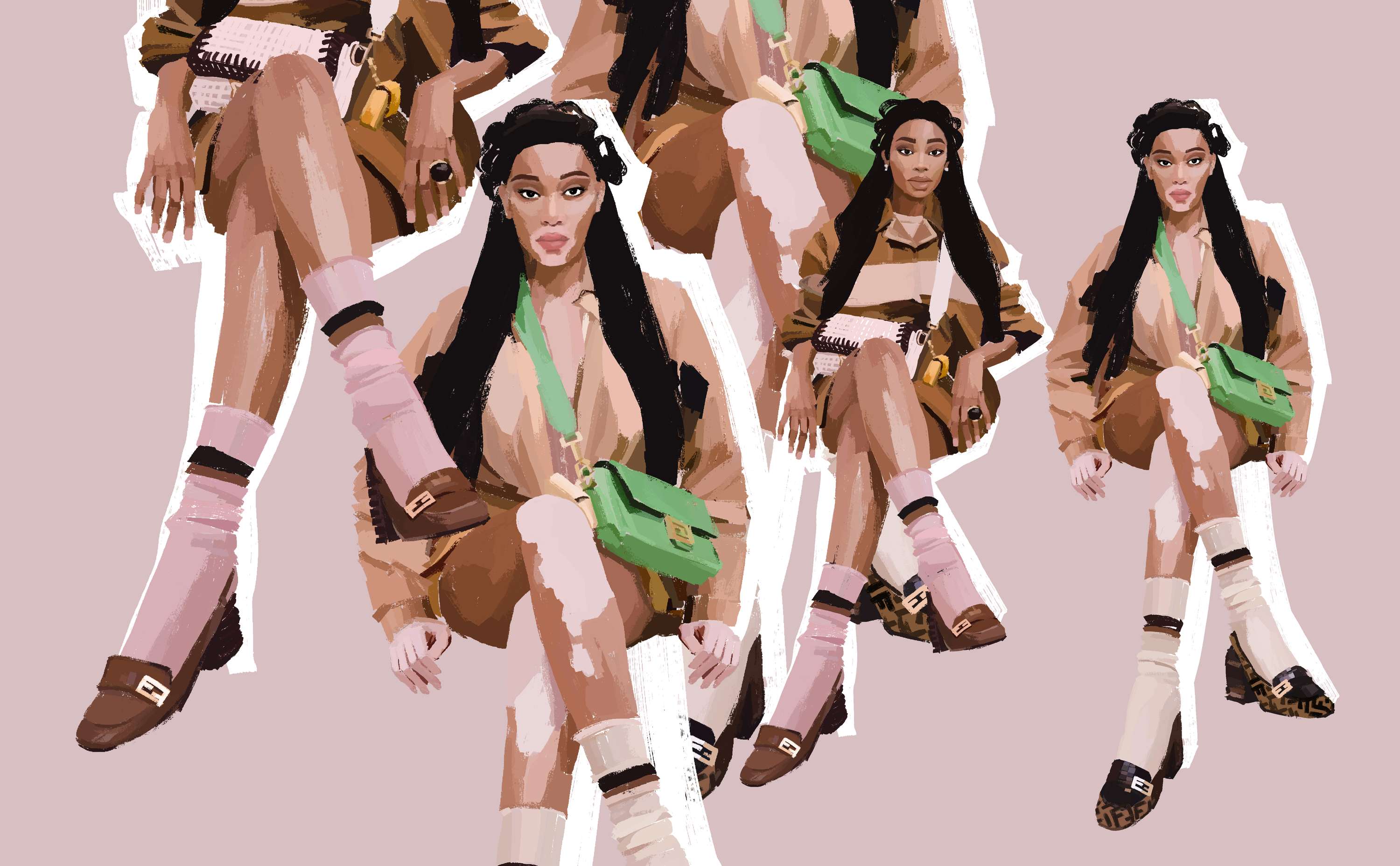 F is for Fendi by Ksenia Geller