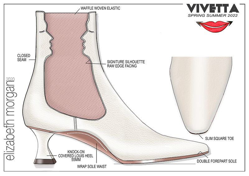 Capsule footwear range inspired by one of my favourite fashion brands....vivetta ponti you rock !! by elizabeth morgan