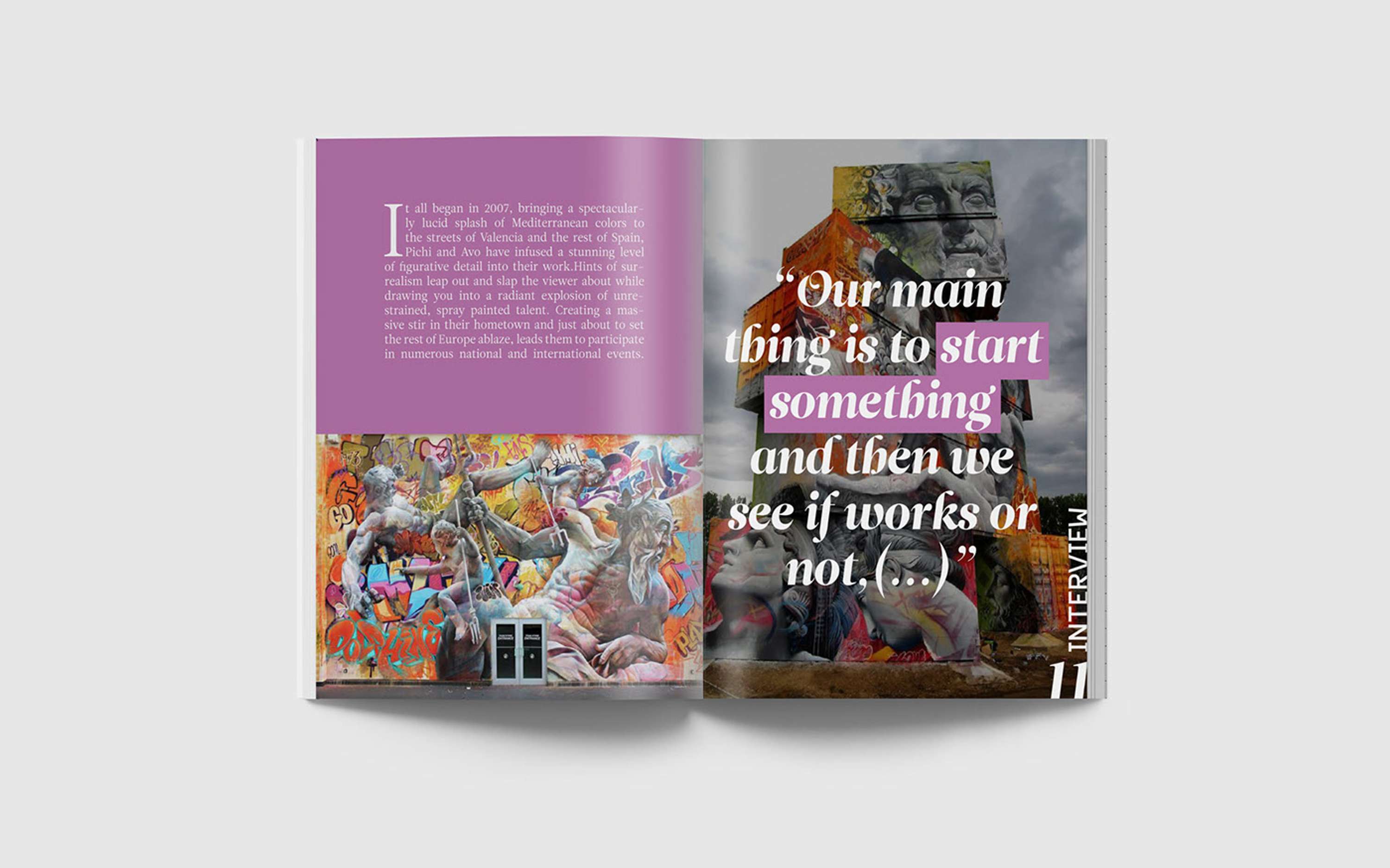 Awertistic mag | Editorial Design by Dalila Madureira