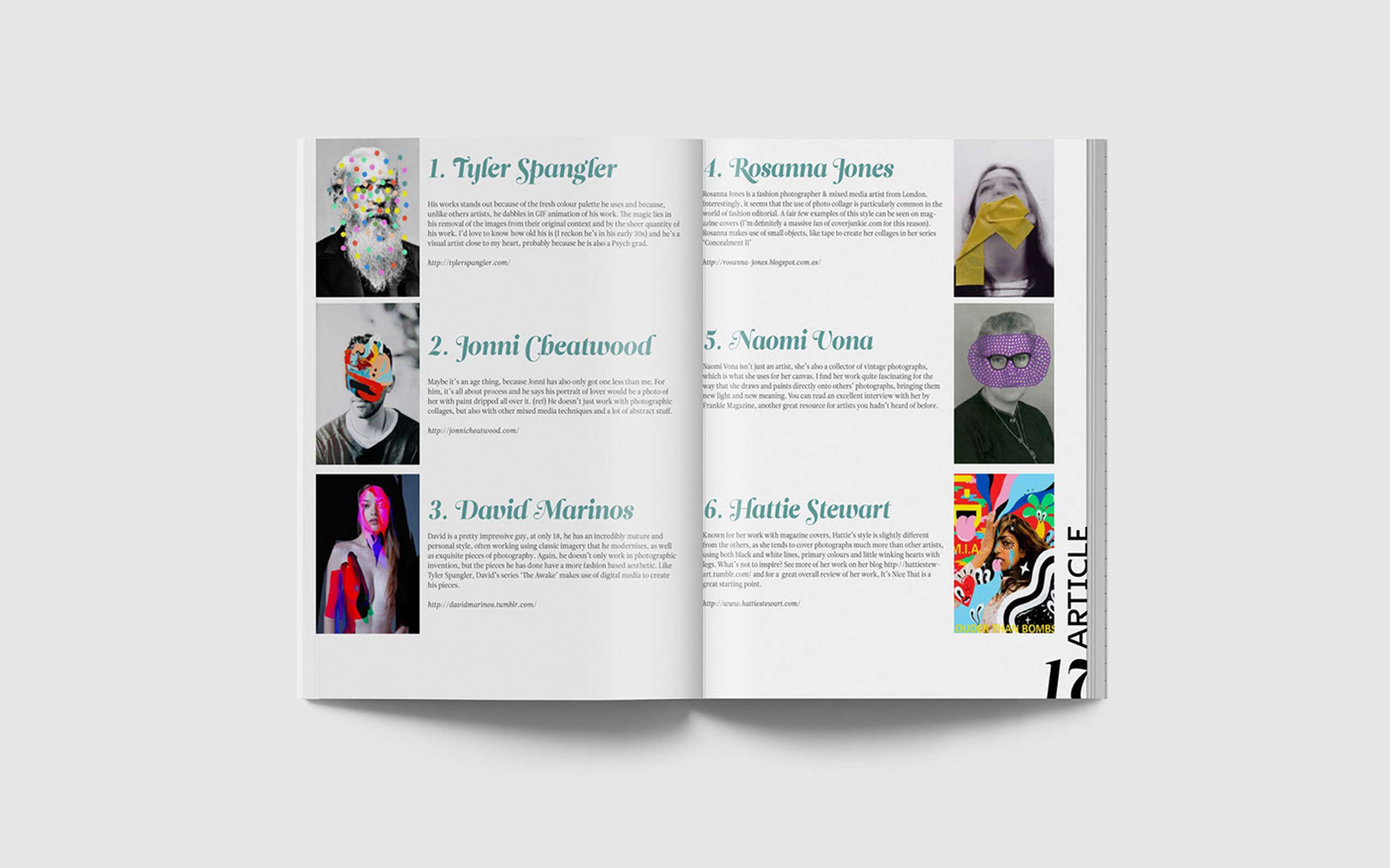 Awertistic mag | Editorial Design by Dalila Madureira
