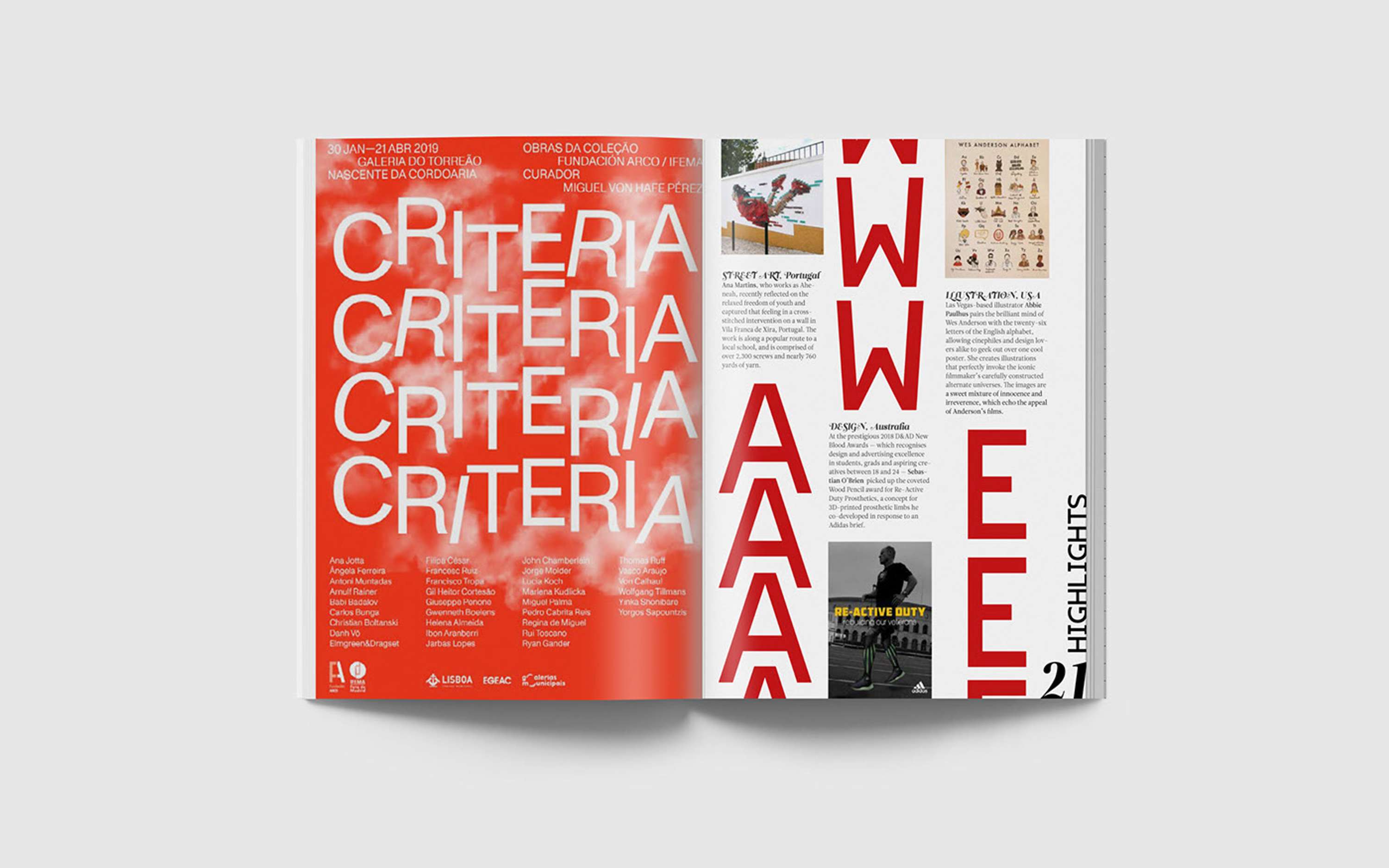 Awertistic mag | Editorial Design by Dalila Madureira