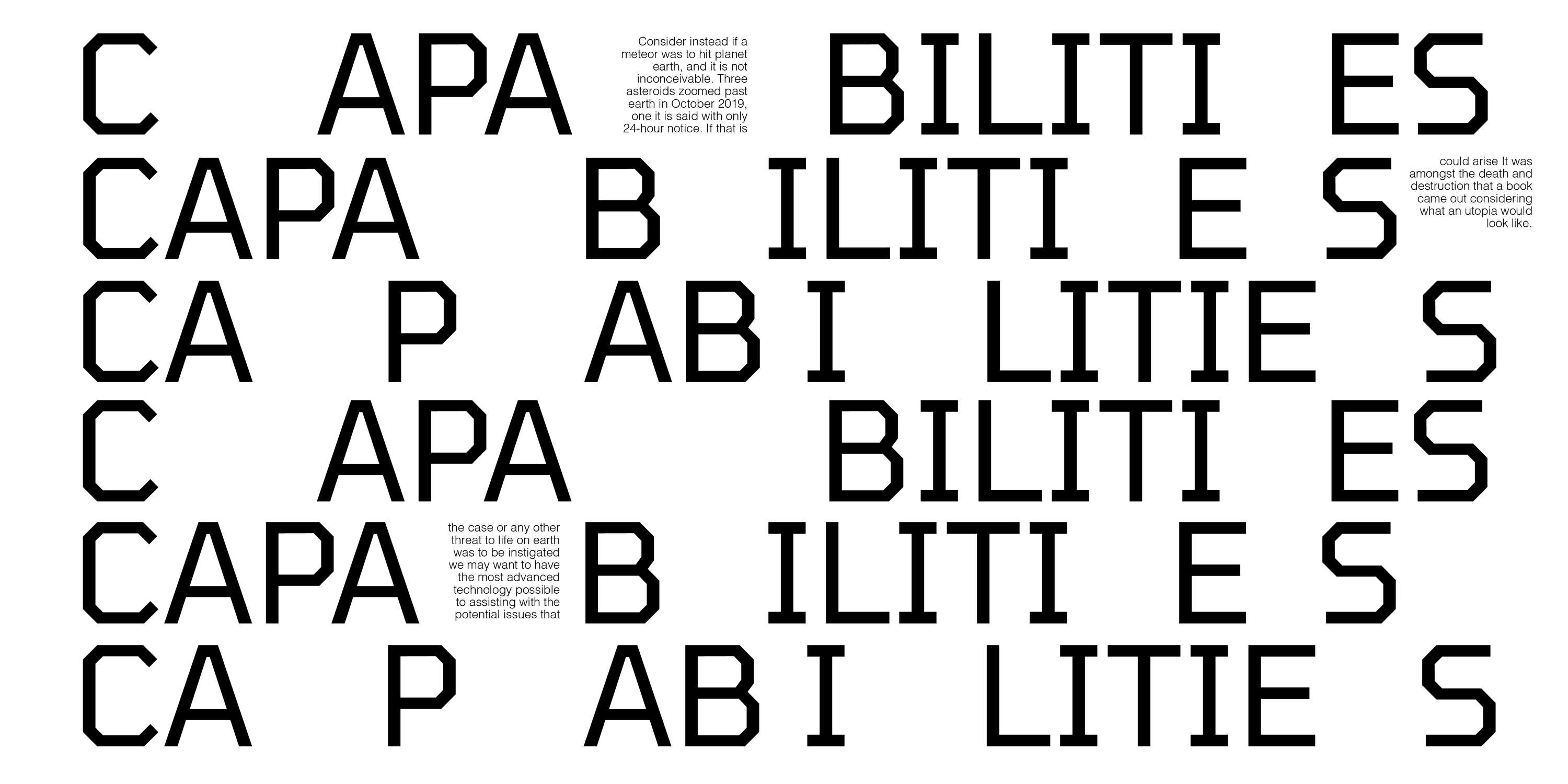 Typography Editorial by Asha Naran