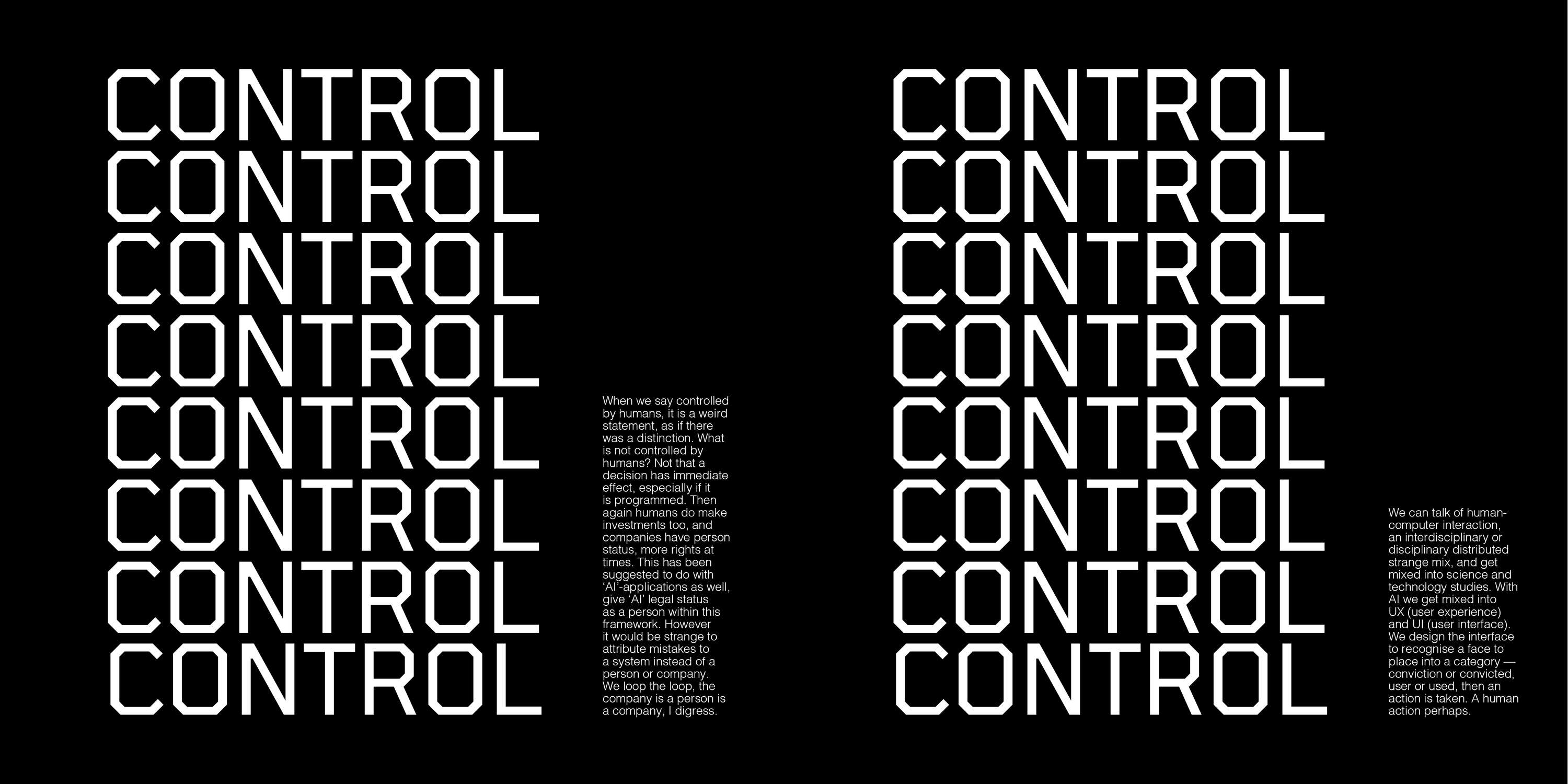 Typography Editorial by Asha Naran