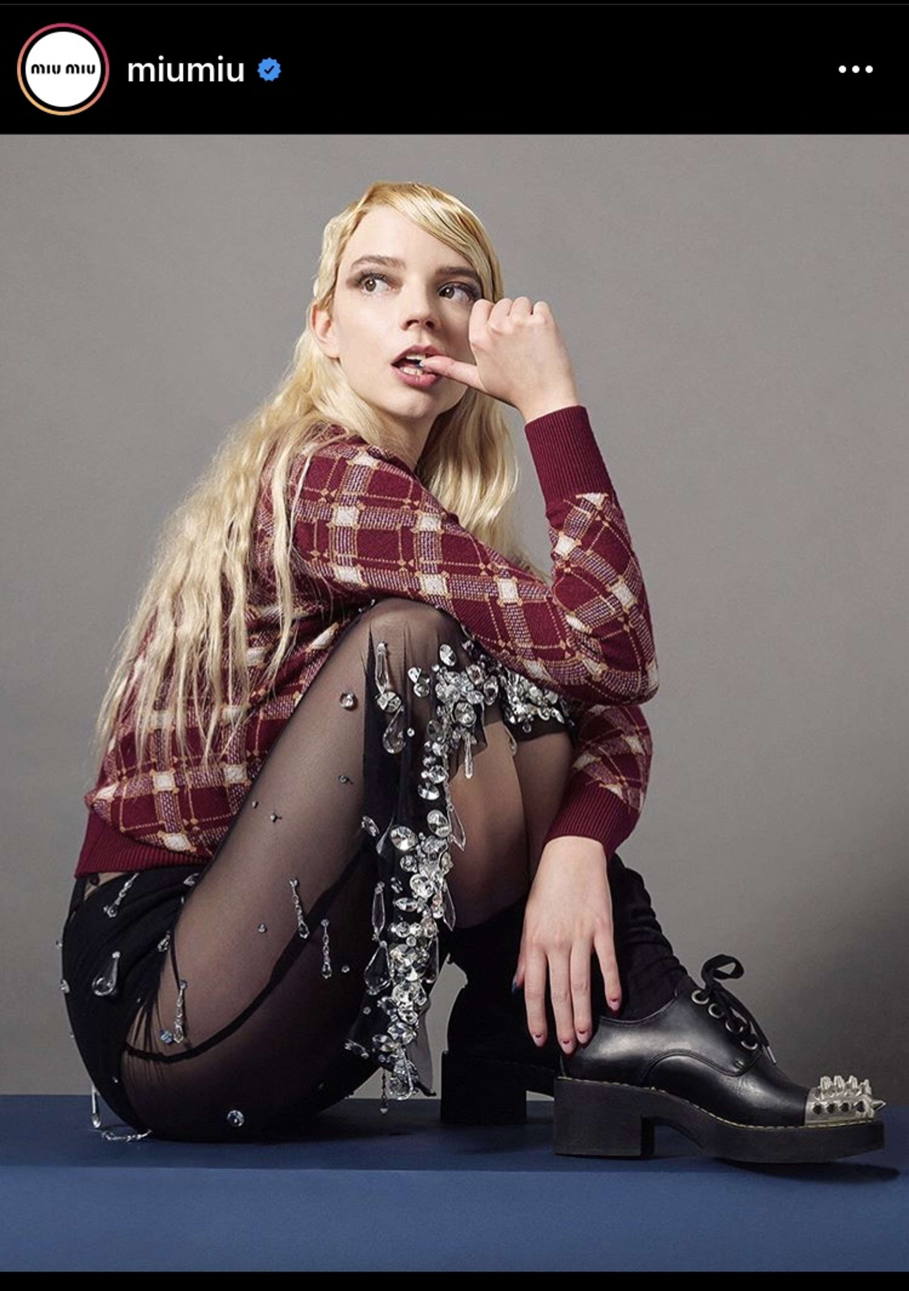 'JOY' - Miu Miu and Anya Taylor-Joy by THE FALL Agency