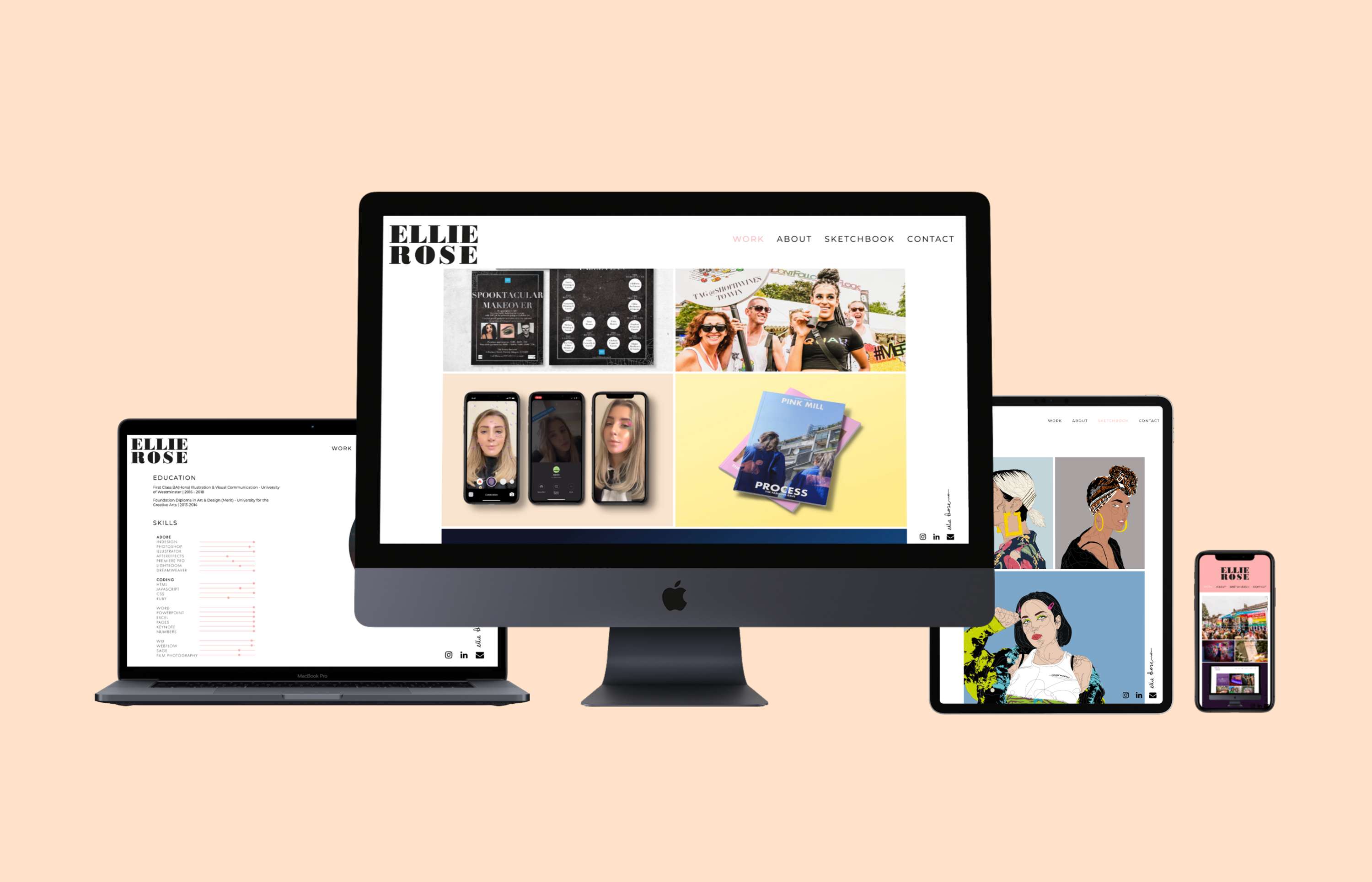 Ellie Rose - Portfolio Web Design & Development by Ellie Rose
