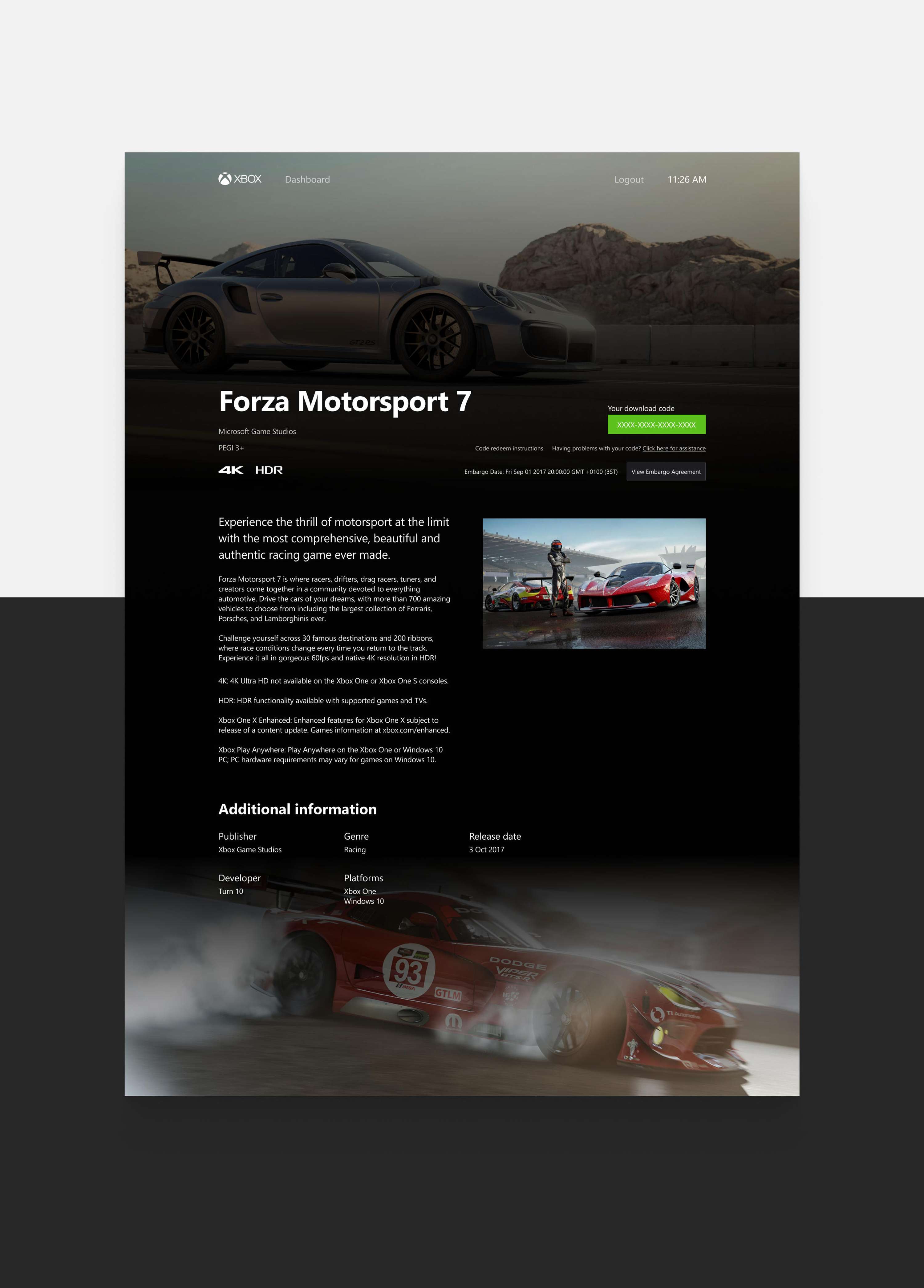 Digital hub website design for Xbox by Jon Quayle