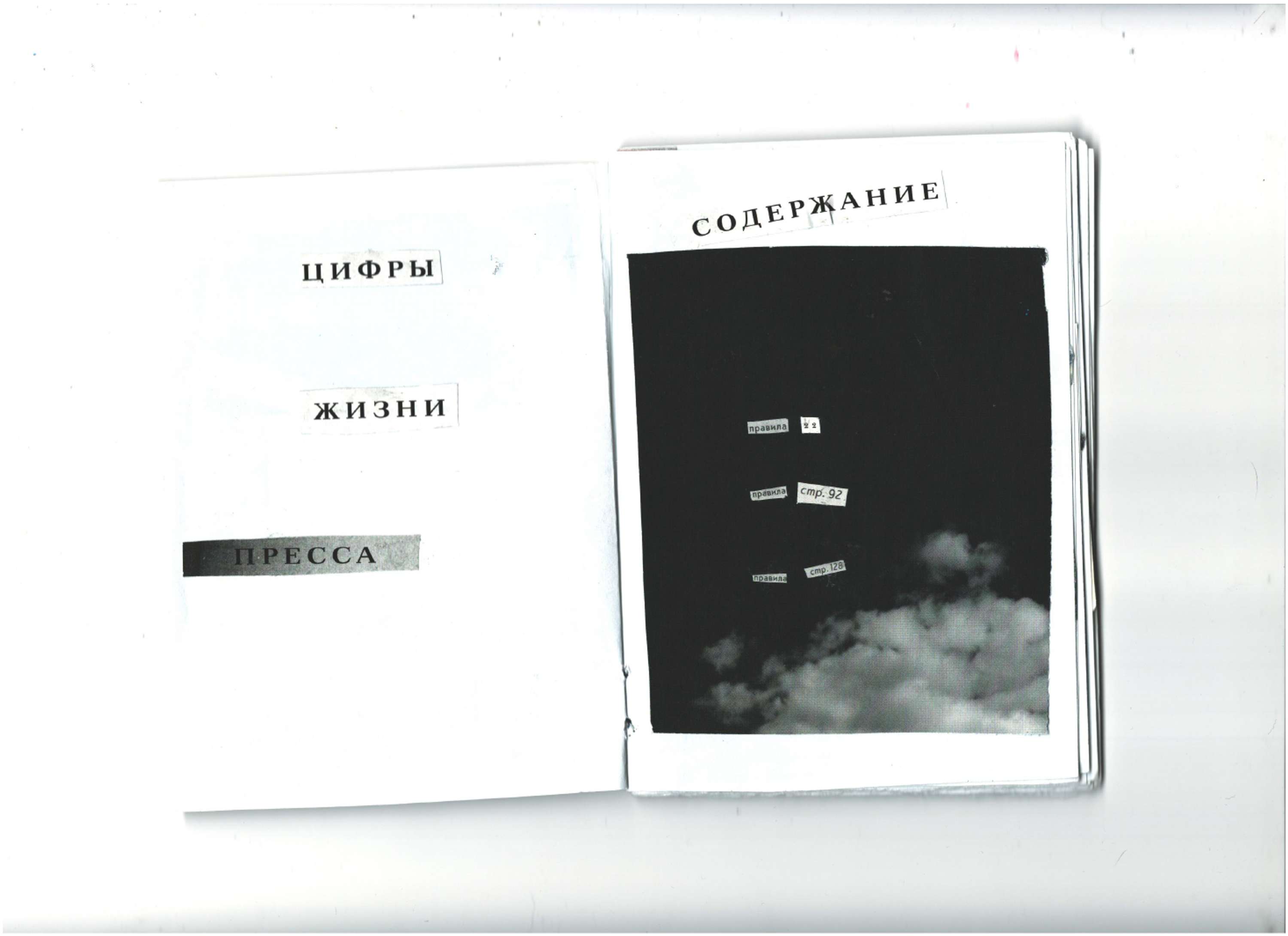 Zine "Rules" by Grigory Samoylov