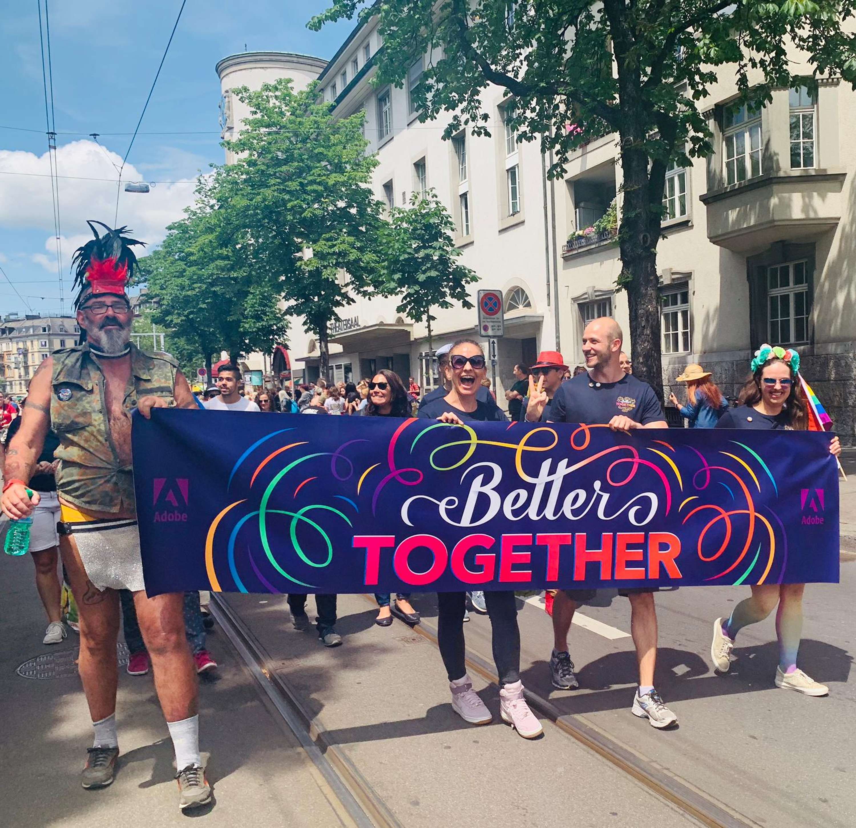 Built and drove the Diversity & Inclusion programme at Adobe Switzerland by Sarah Bachmann