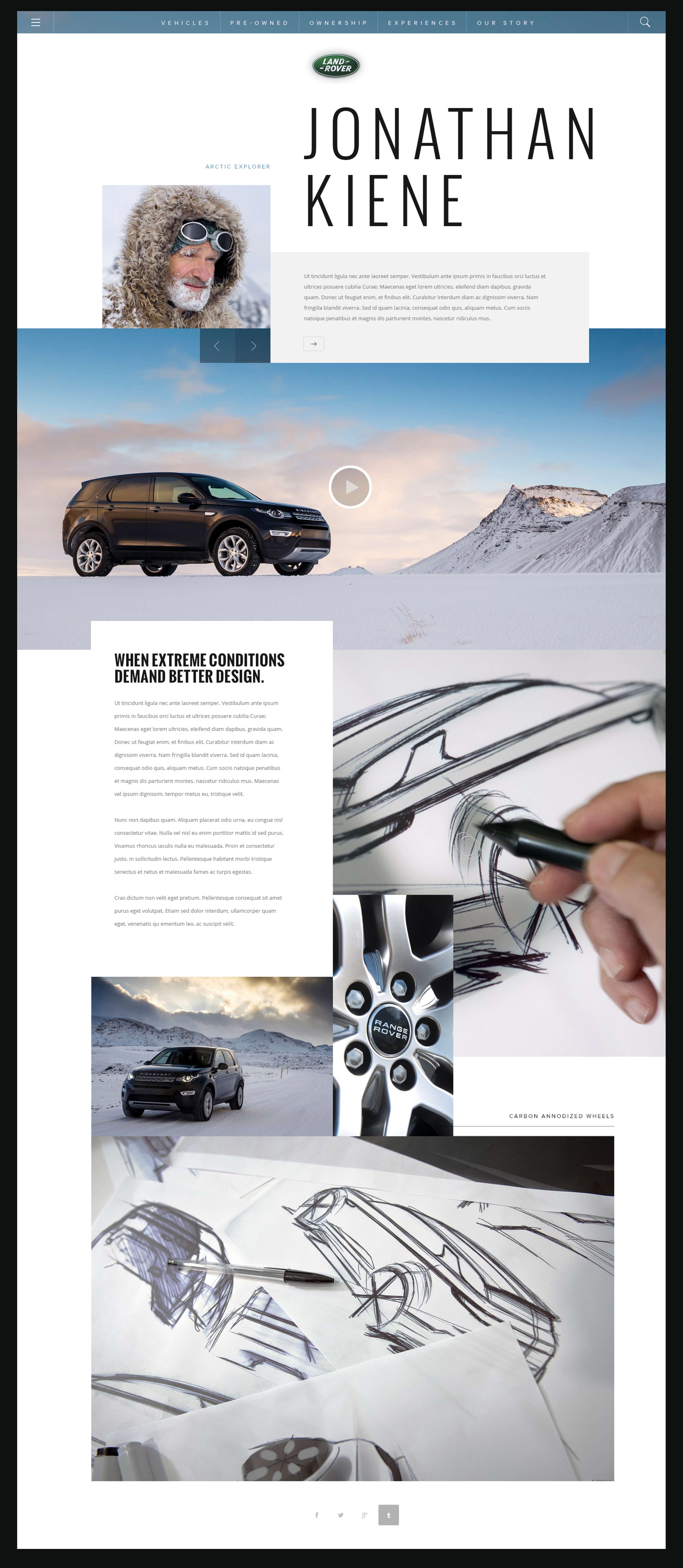 Land Rover / Global Website by Thomas Moeller
