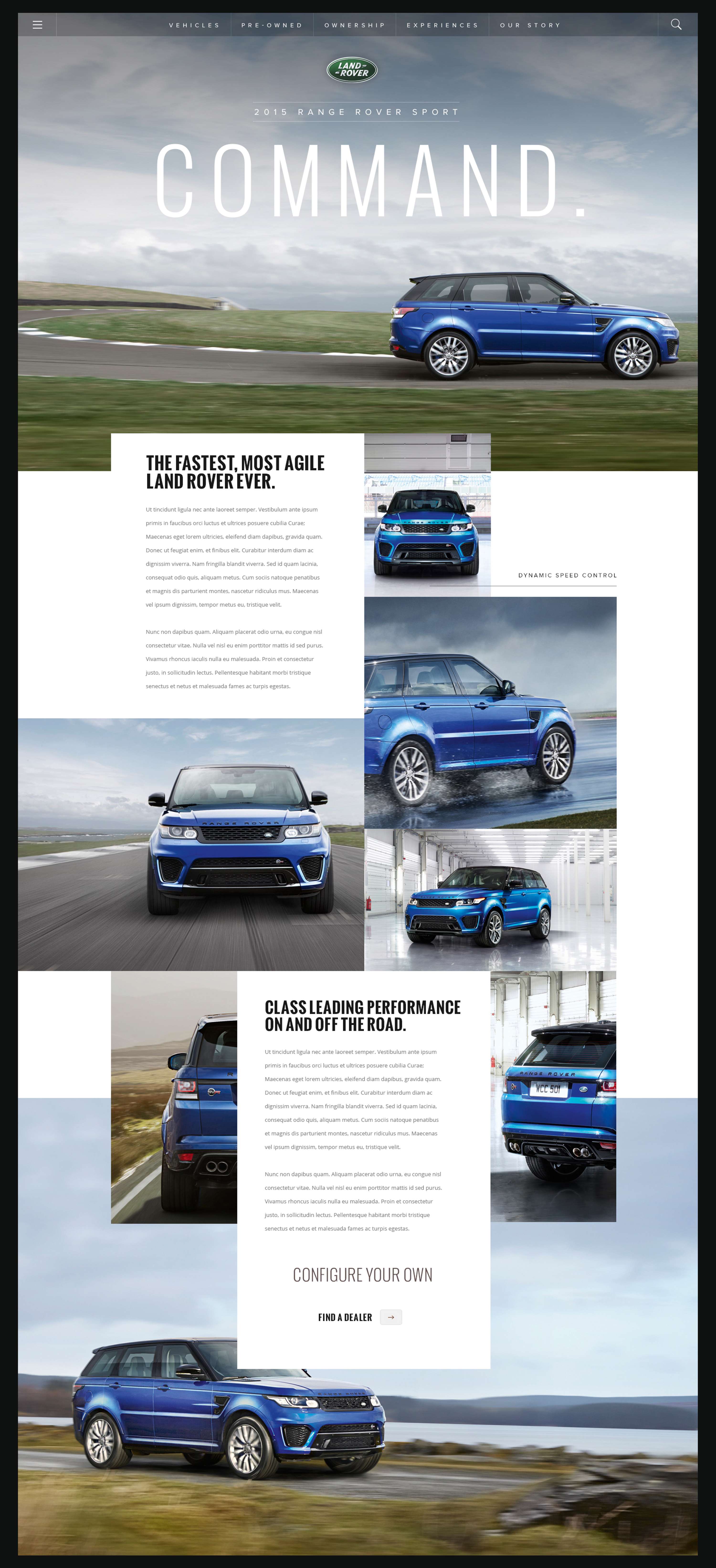 Land Rover / Global Website by Thomas Moeller