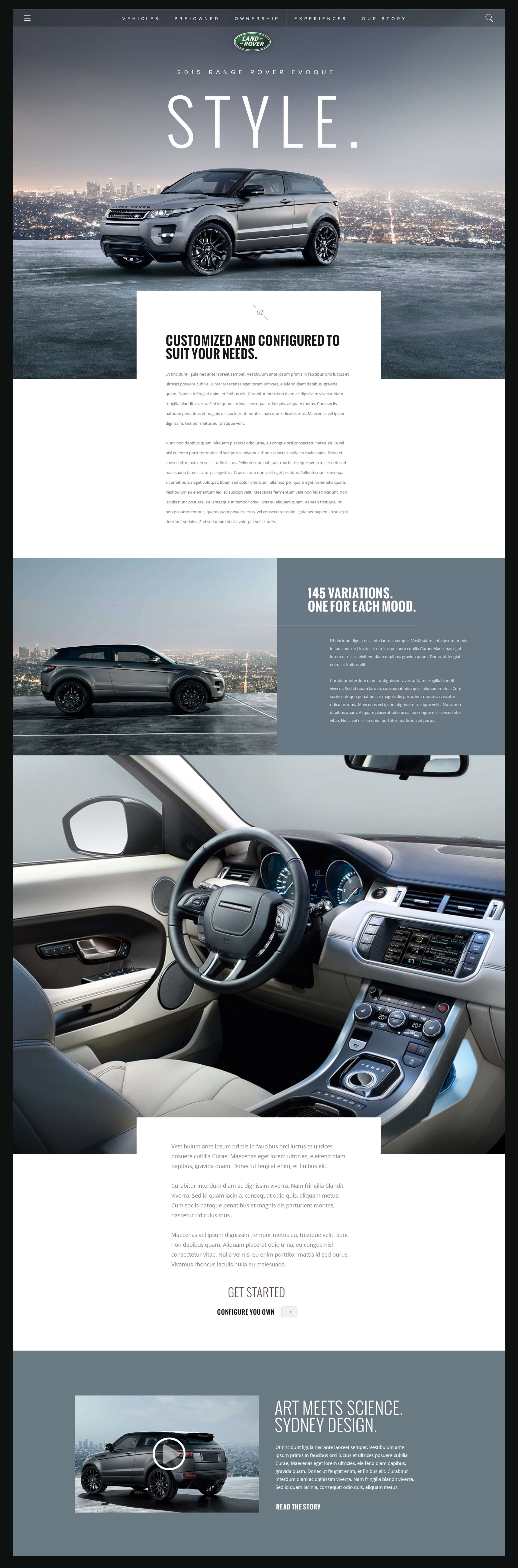 Land Rover / Global Website by Thomas Moeller