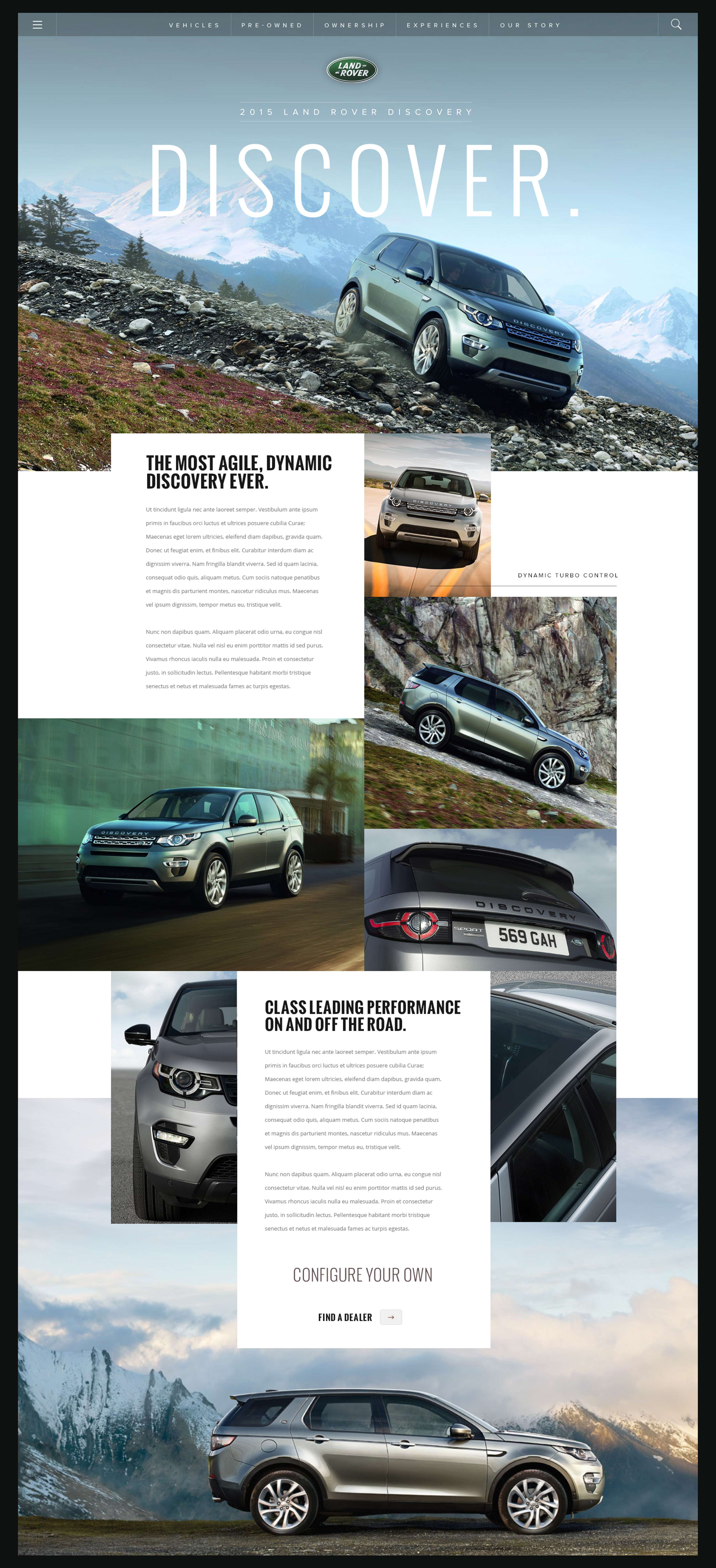 Land Rover / Global Website by Thomas Moeller