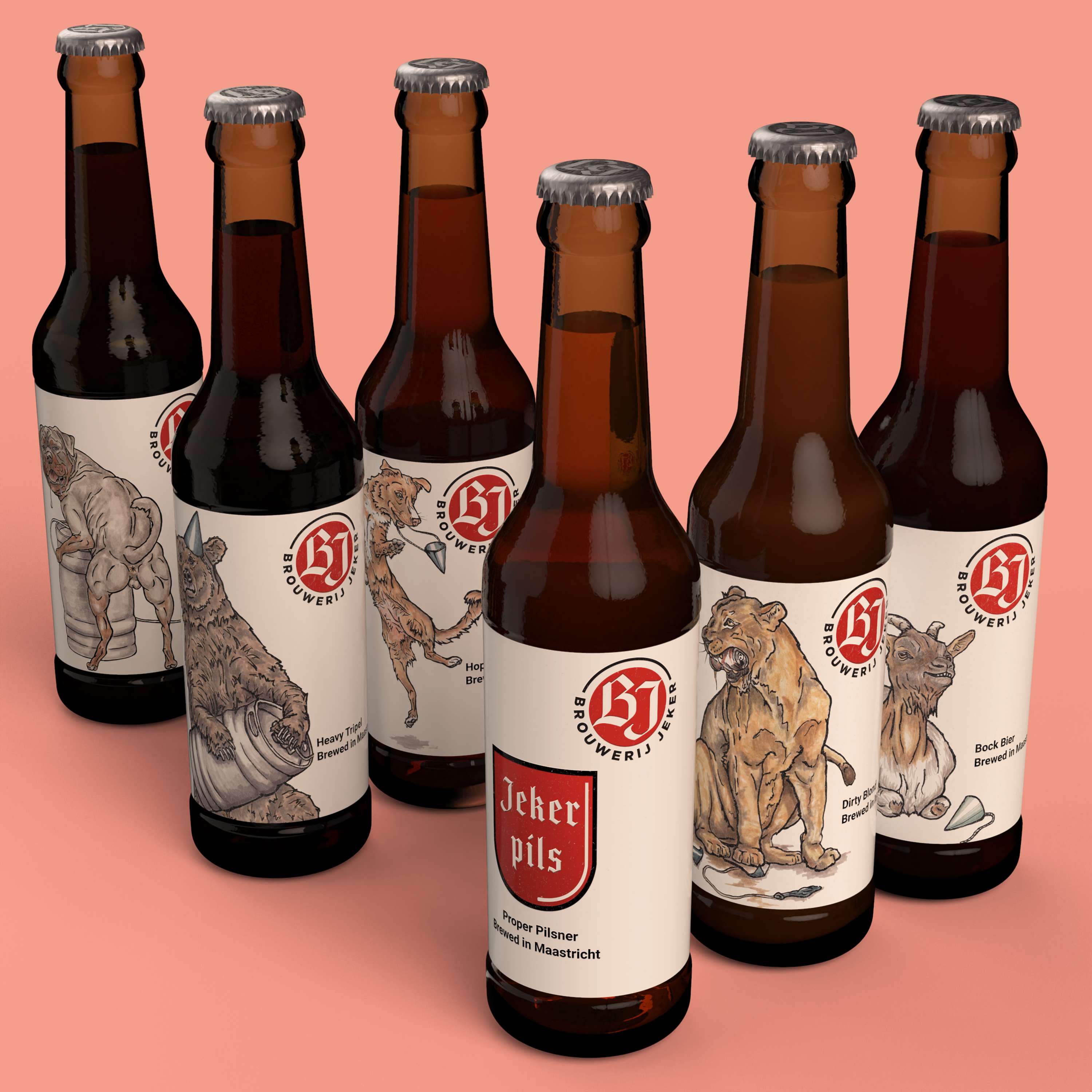 Concept renders for Brouwerij Jeker by thomas bickle