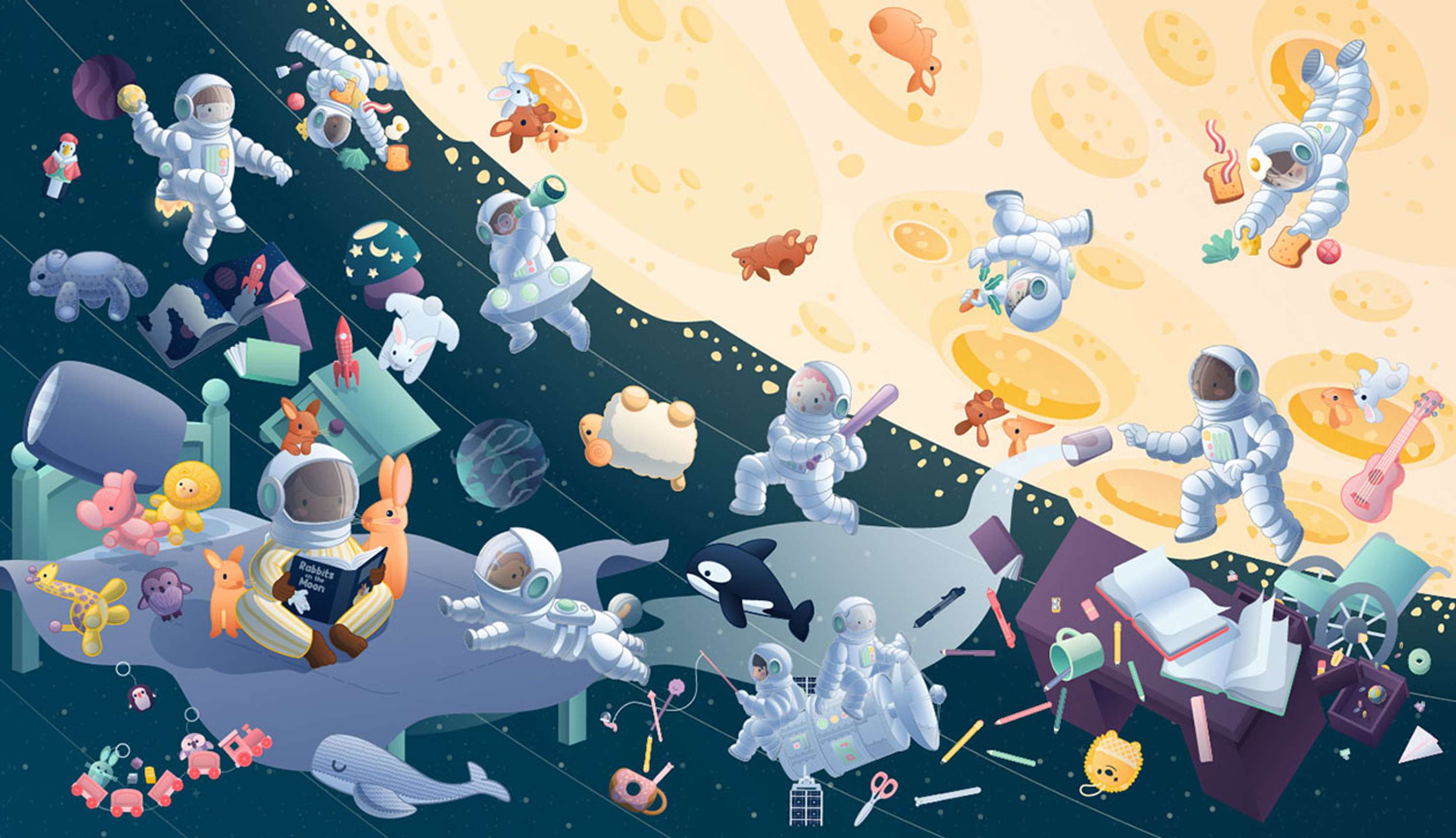 Rabbits on the Moon by Amanda Lima