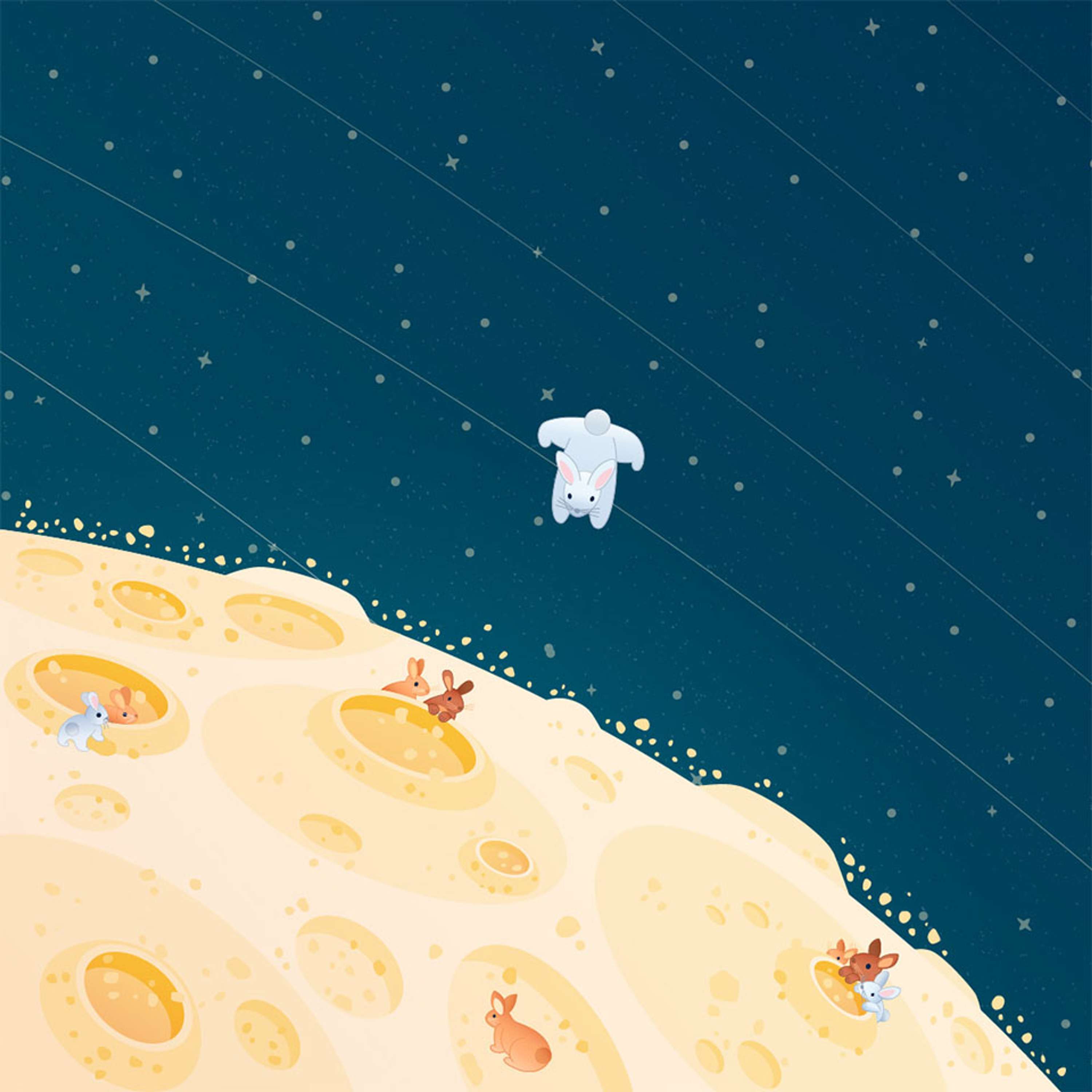 Rabbits on the Moon by Amanda Lima