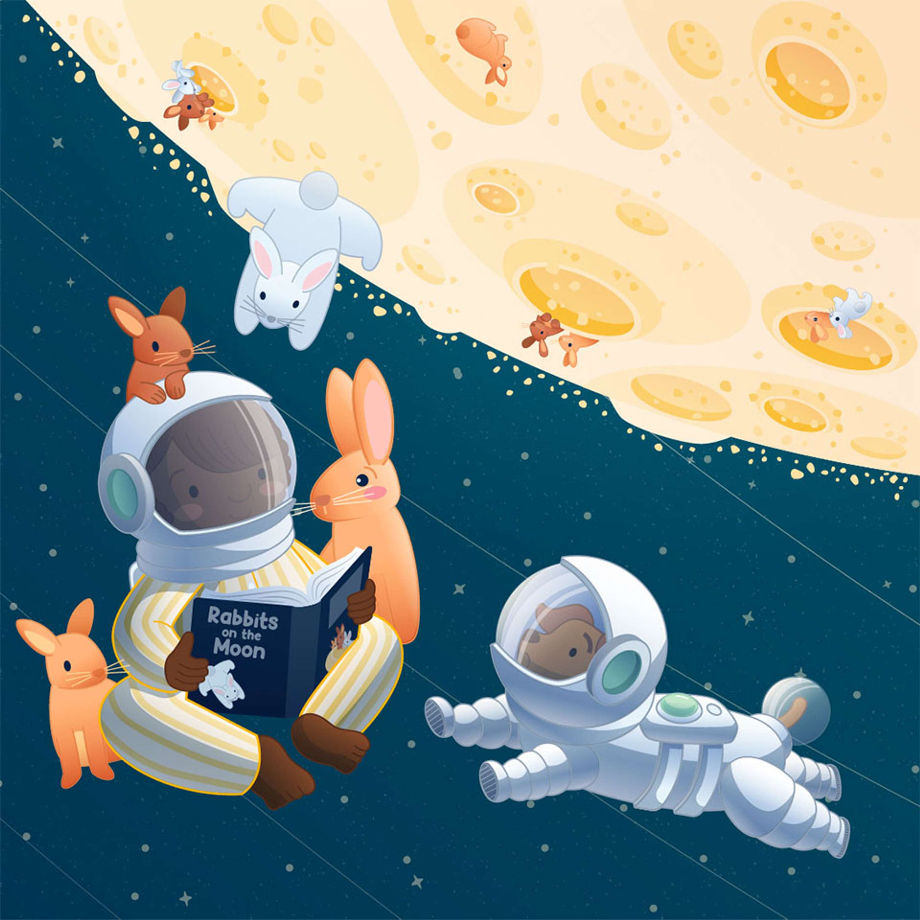 Rabbits on the Moon by Amanda Lima