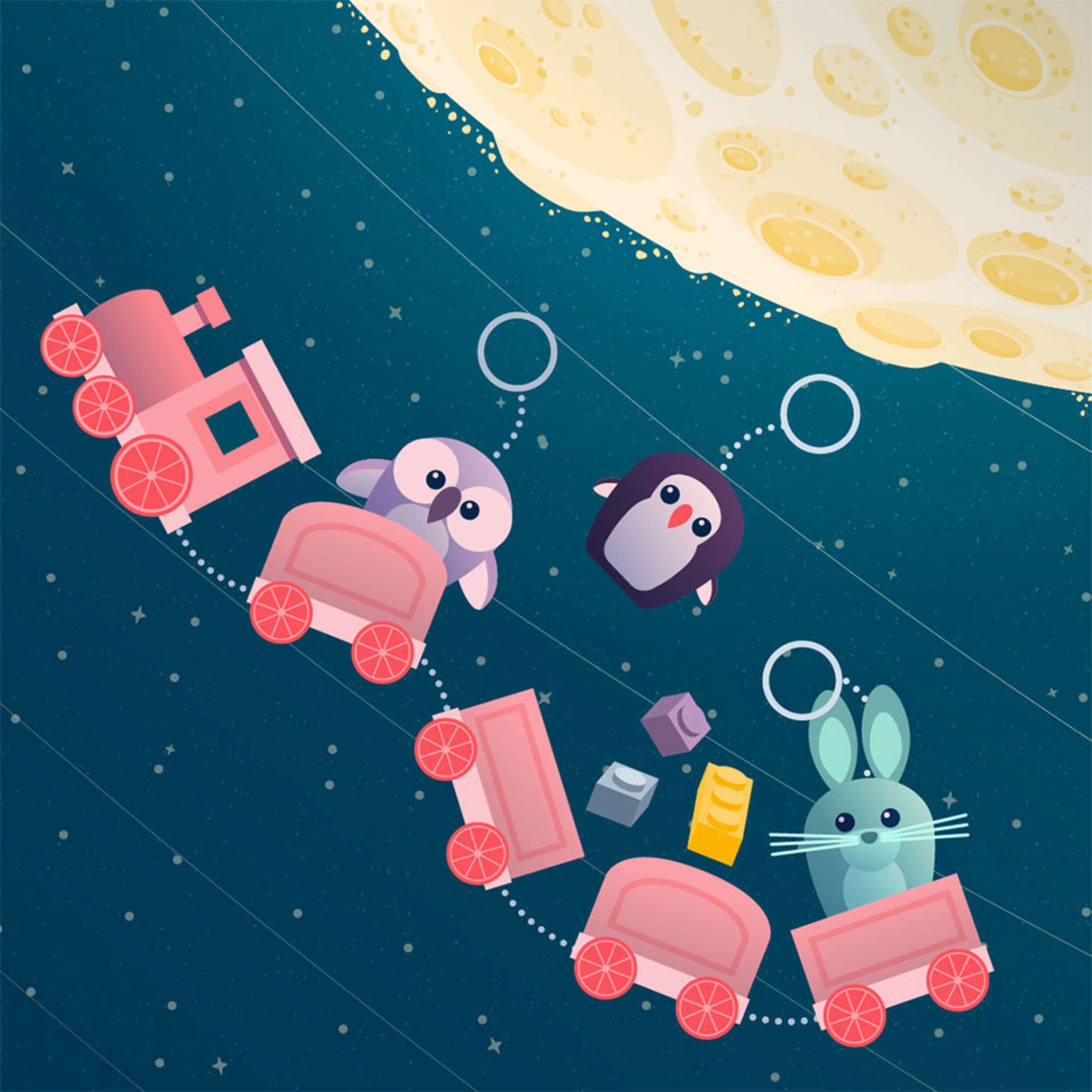 Rabbits on the Moon by Amanda Lima