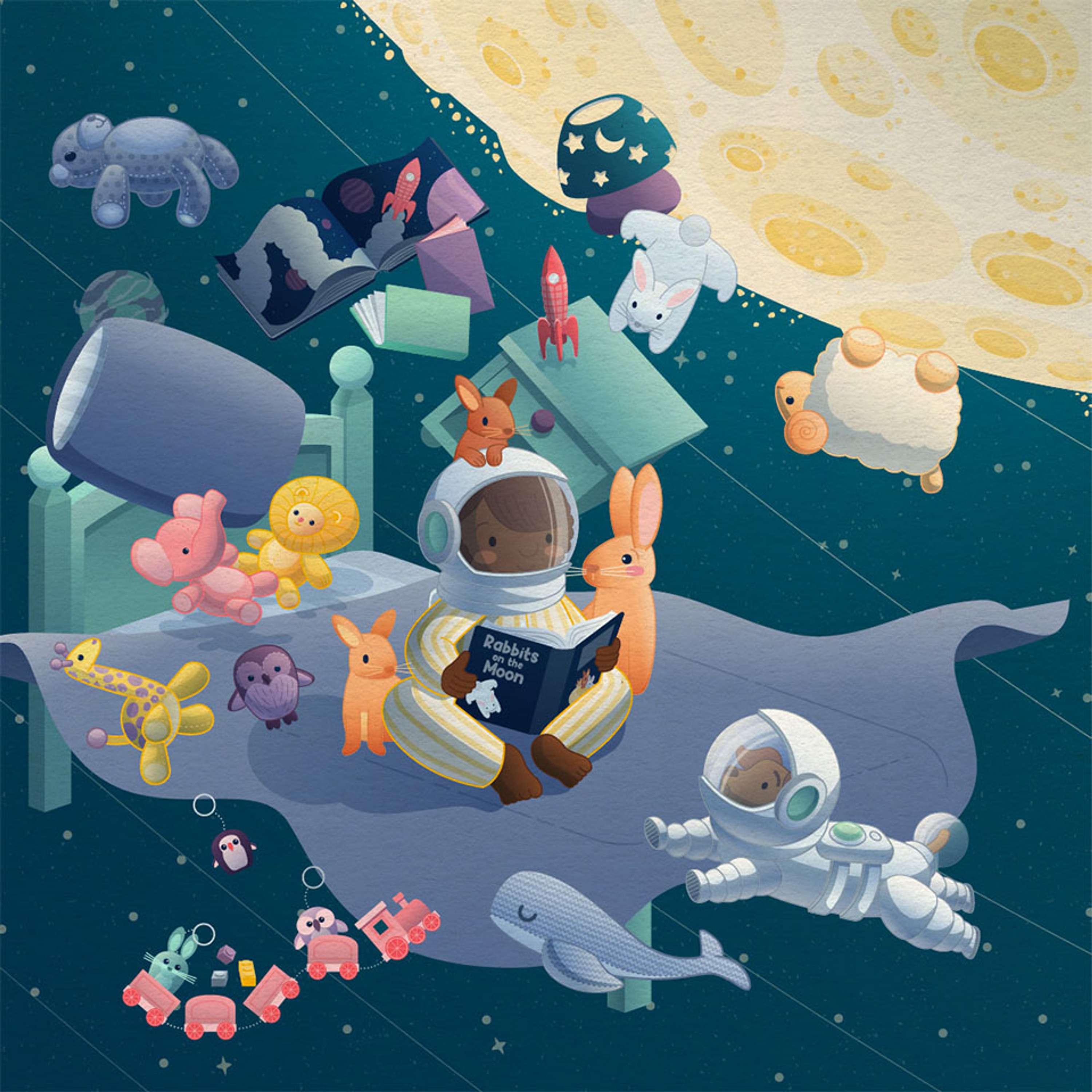 Rabbits on the Moon by Amanda Lima