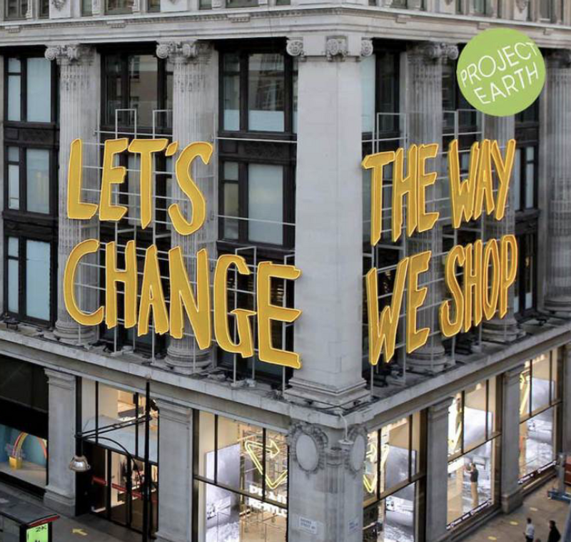 Project Earth for Selfridges by Lily London