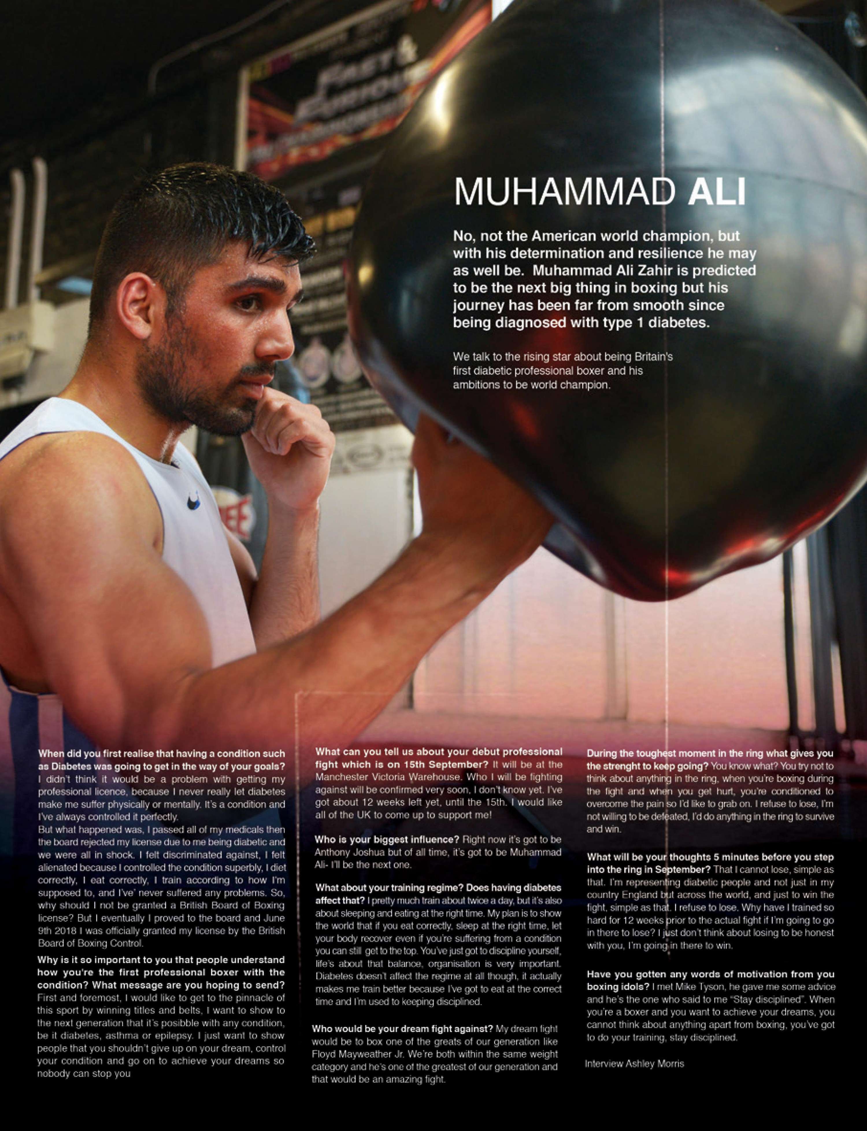 Muhammad Ali Feature for 1883 by Ashley Morris