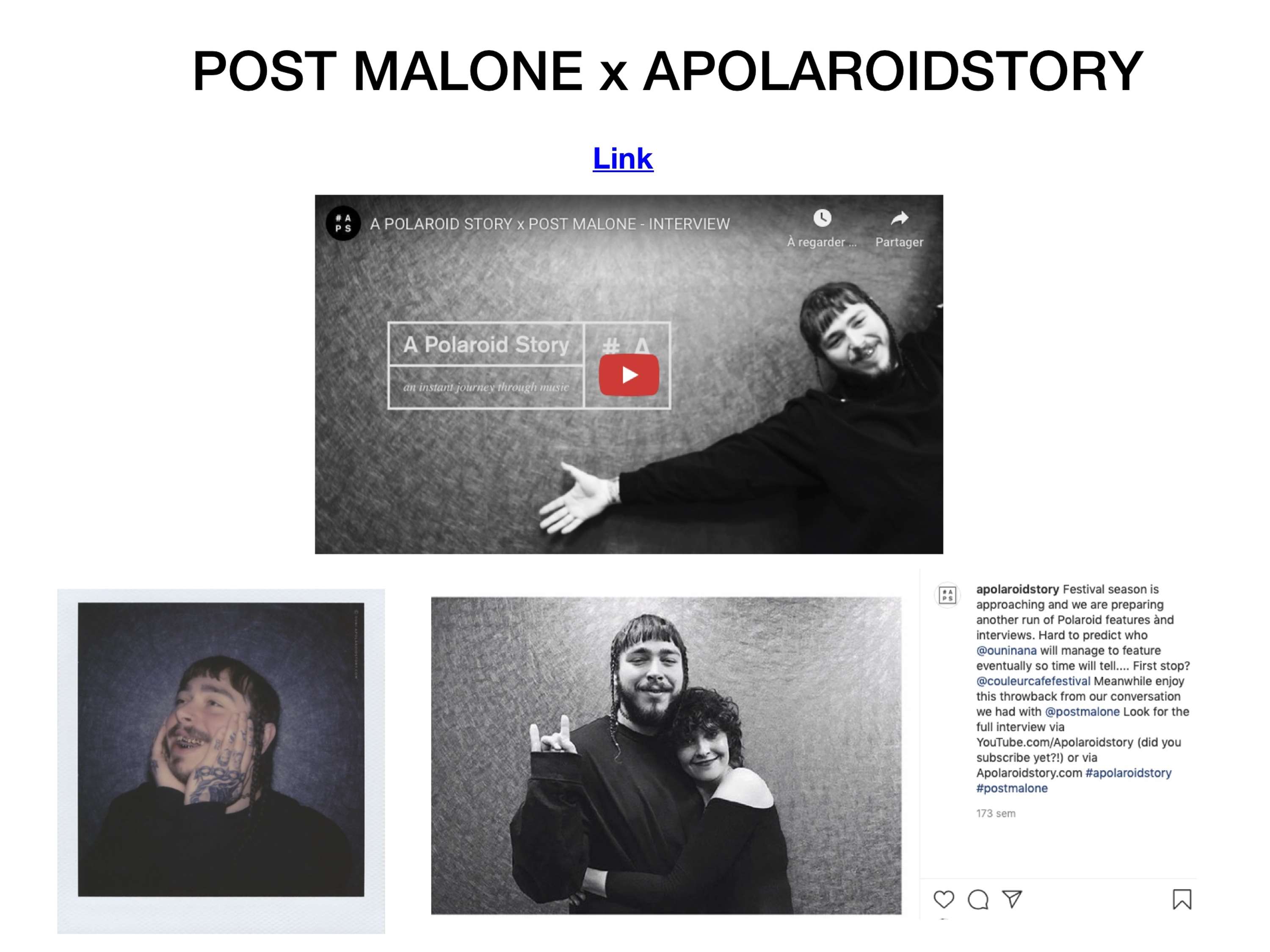 Production assistant at apolaroidstory.com by Melis Bilmez
